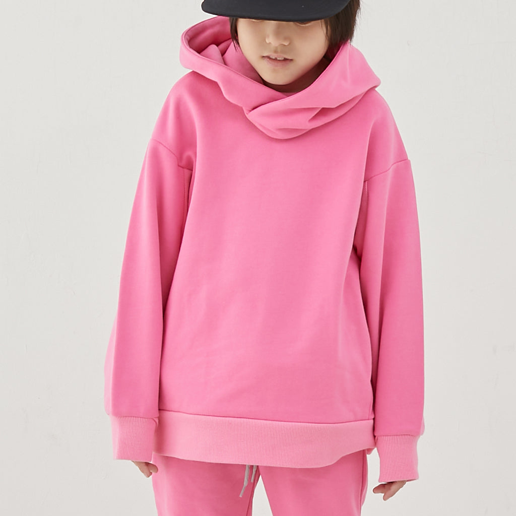 Boys & Girls Pink Cotton Sweatshirt
