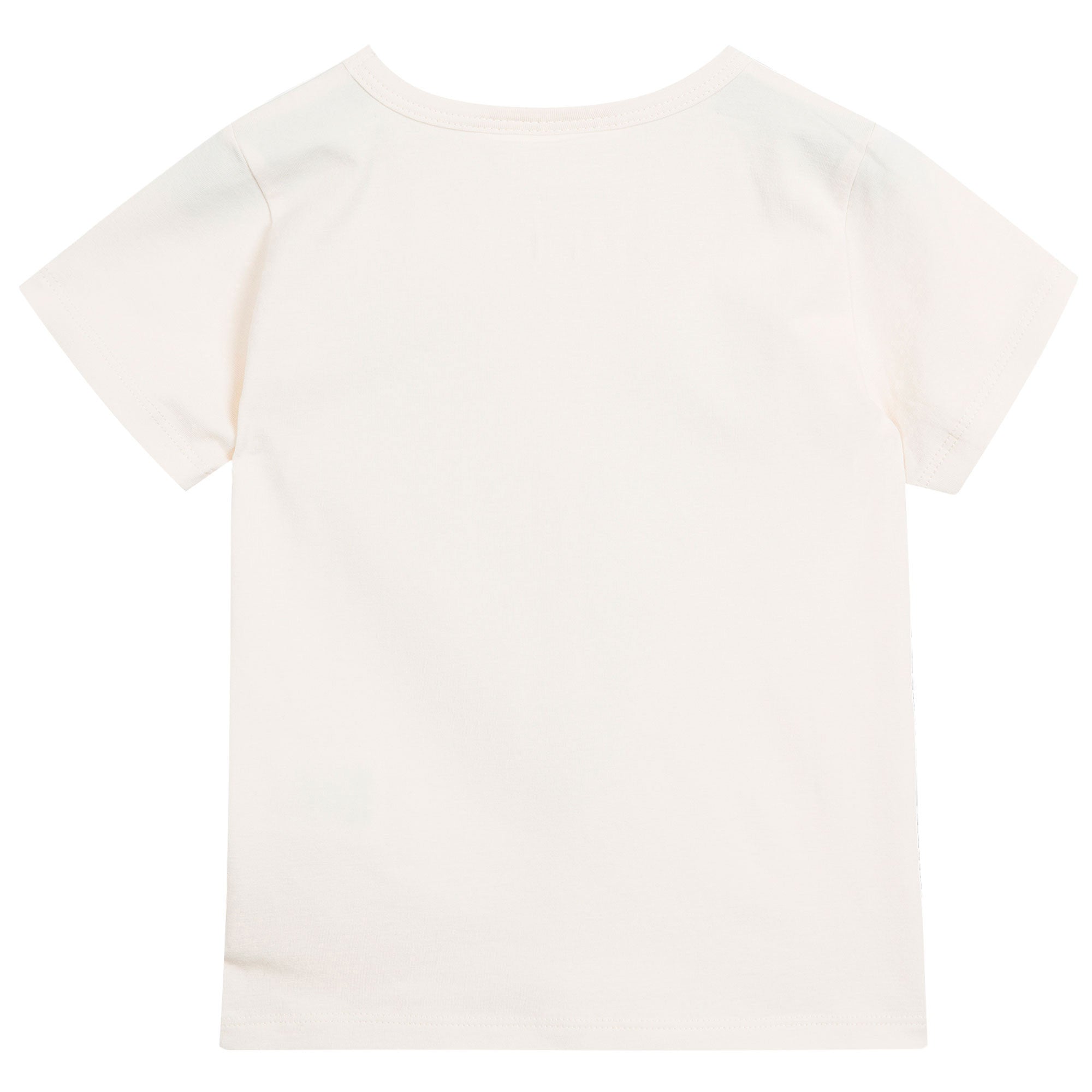 Girls White 'Badger' Printed Organic Cotton T-Shirt - CÉMAROSE | Children's Fashion Store - 2
