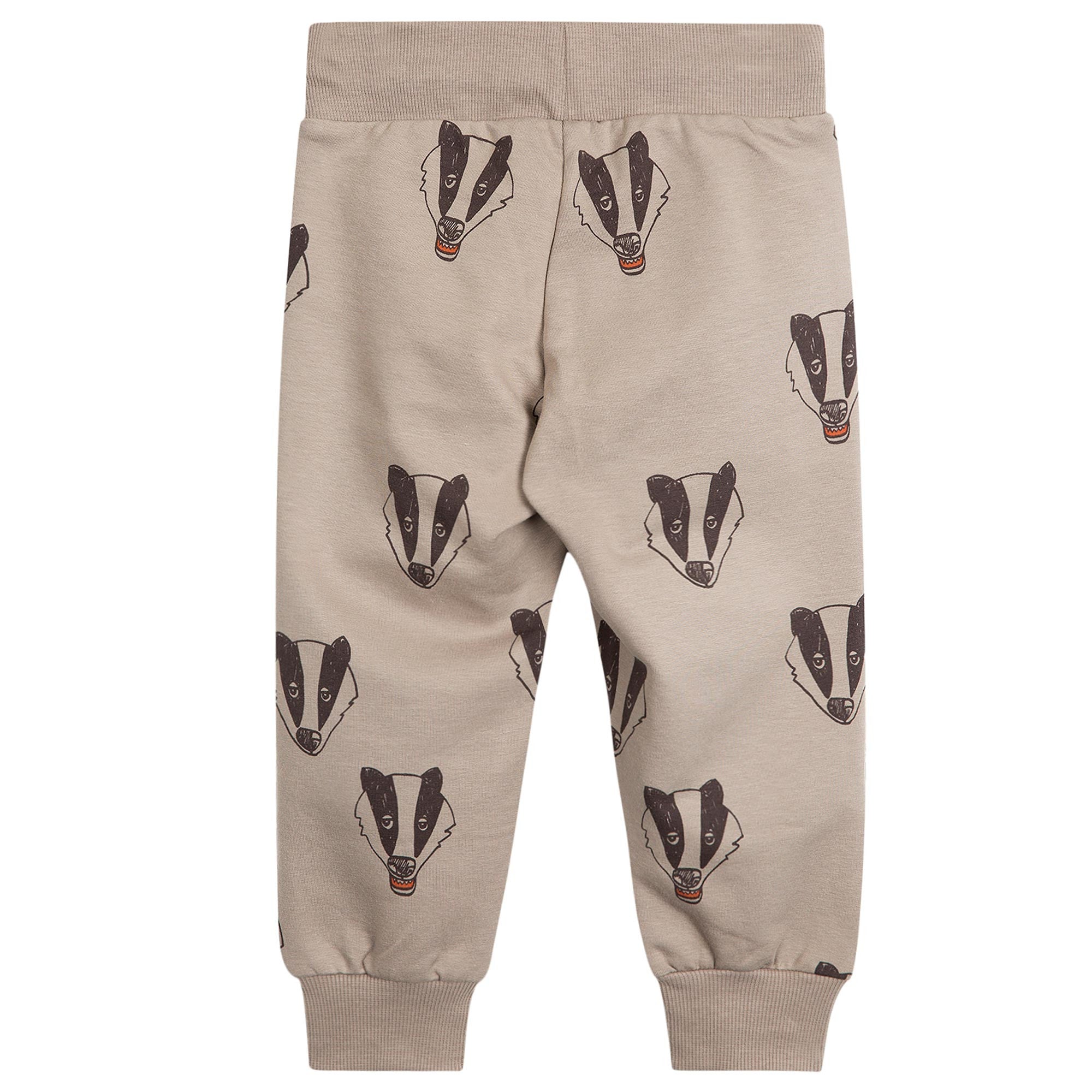 Girls Grey 'Badger' Printed Organic Cotton Trouser - CÉMAROSE | Children's Fashion Store - 2