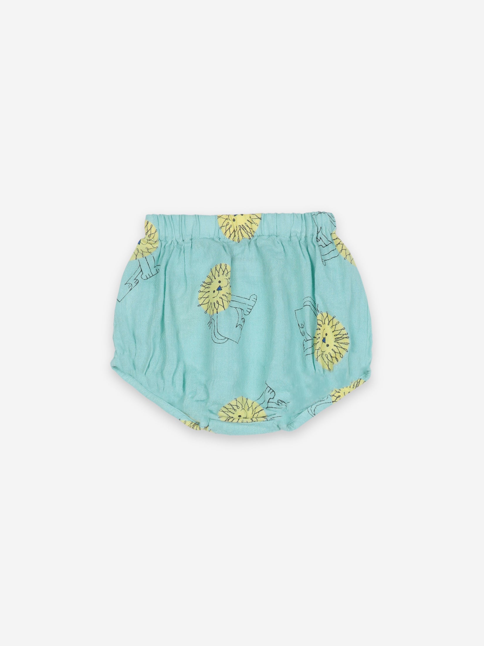 Baby Girls Green Lion Cotton Bloomer