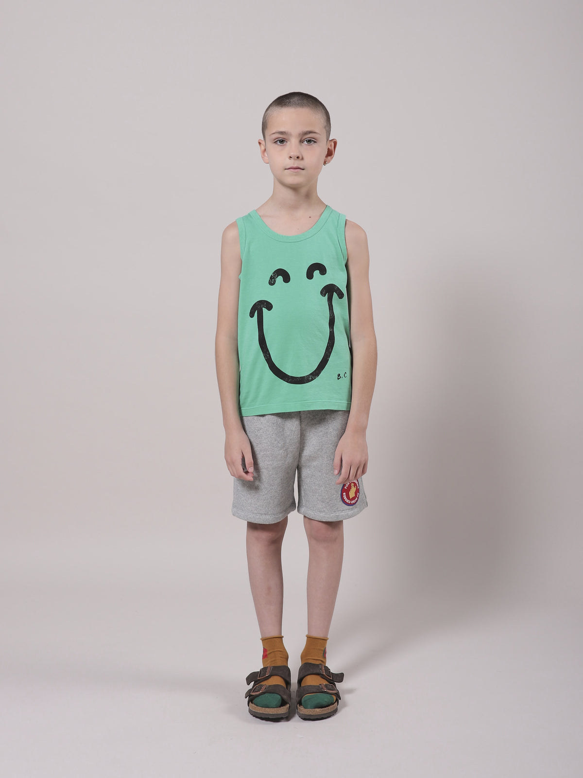 Débardeur en coton Mint Smile pour filles
