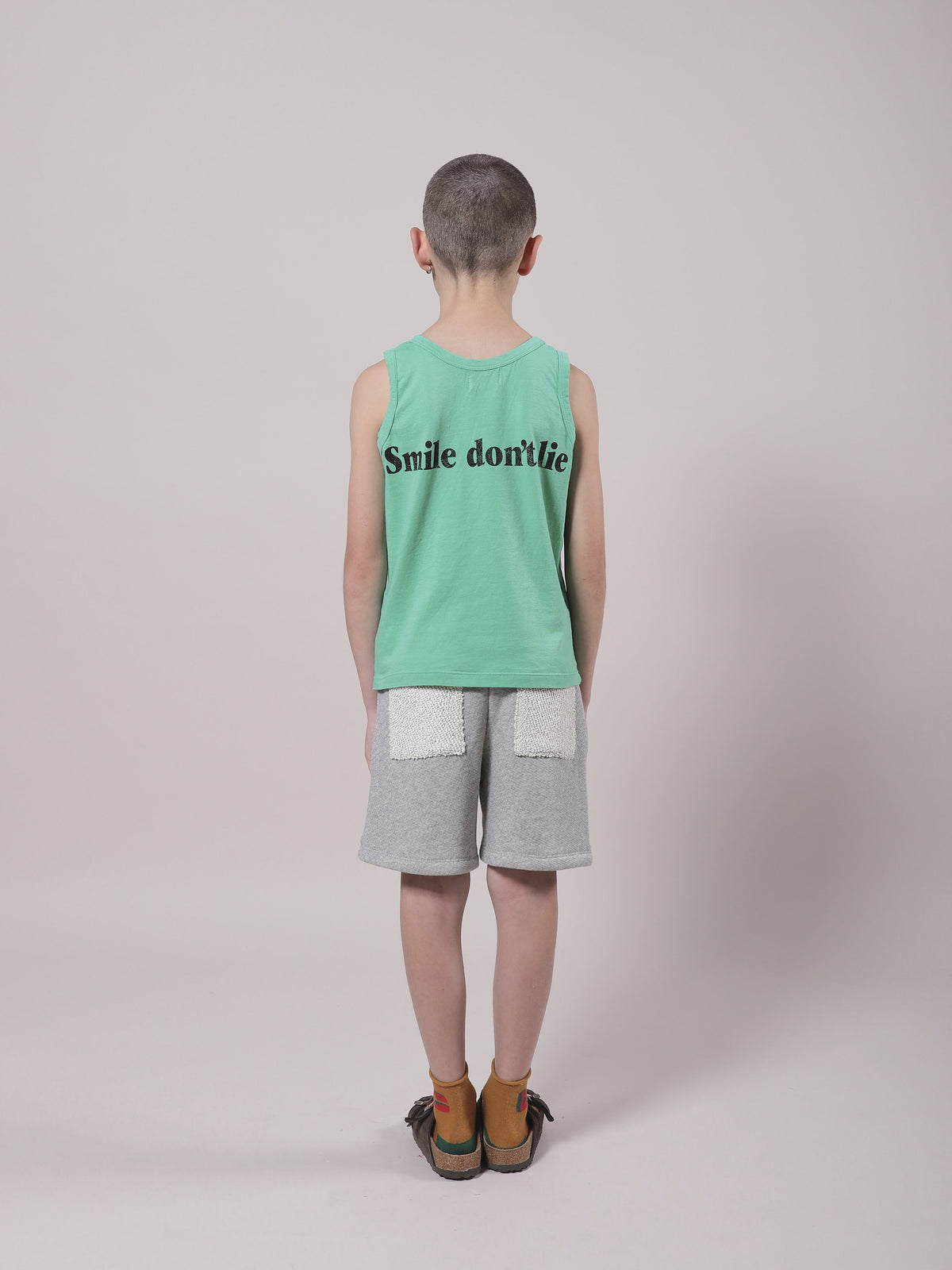 Débardeur en coton Mint Smile pour filles