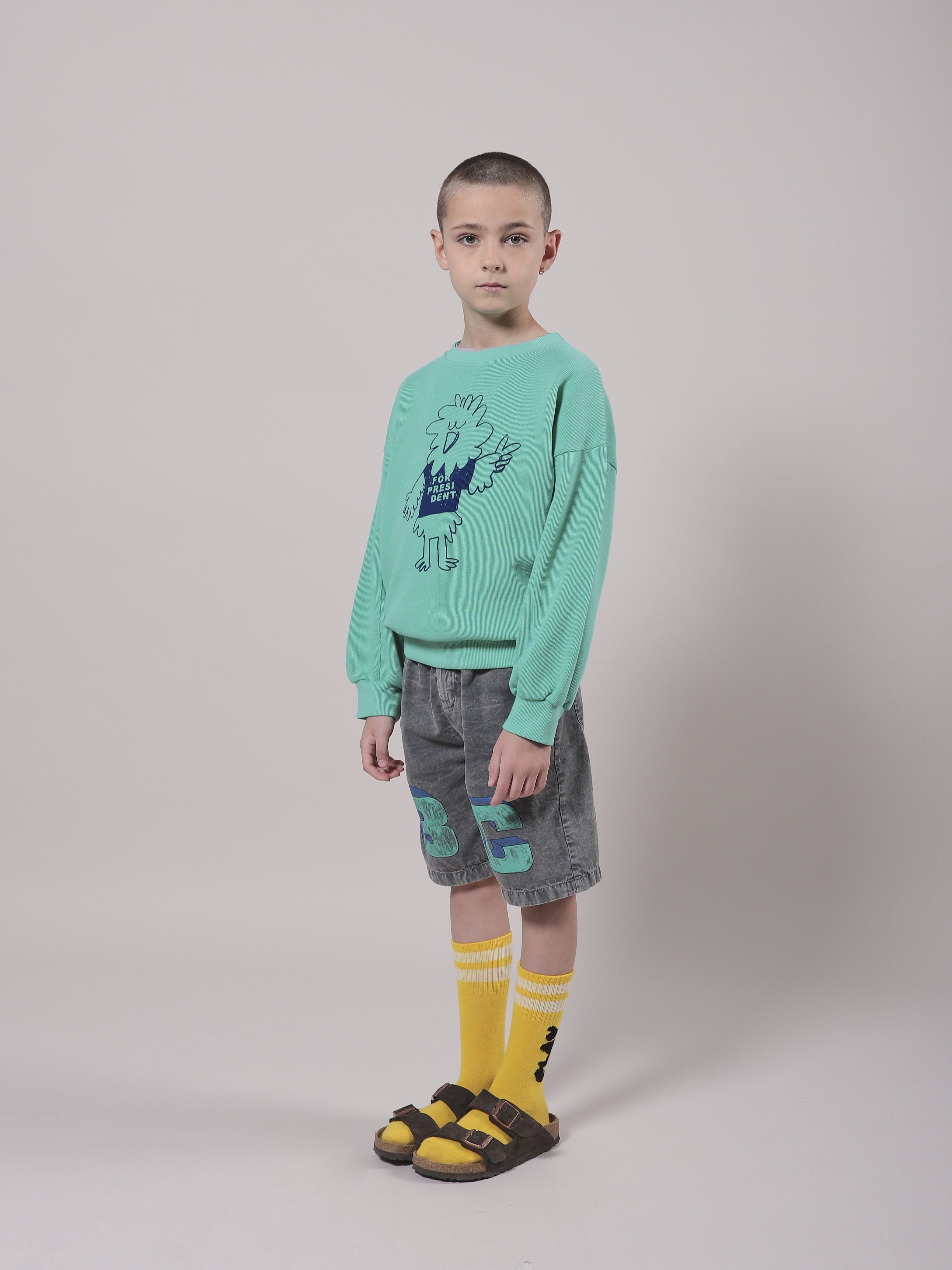 Girls Grey BC Shorts