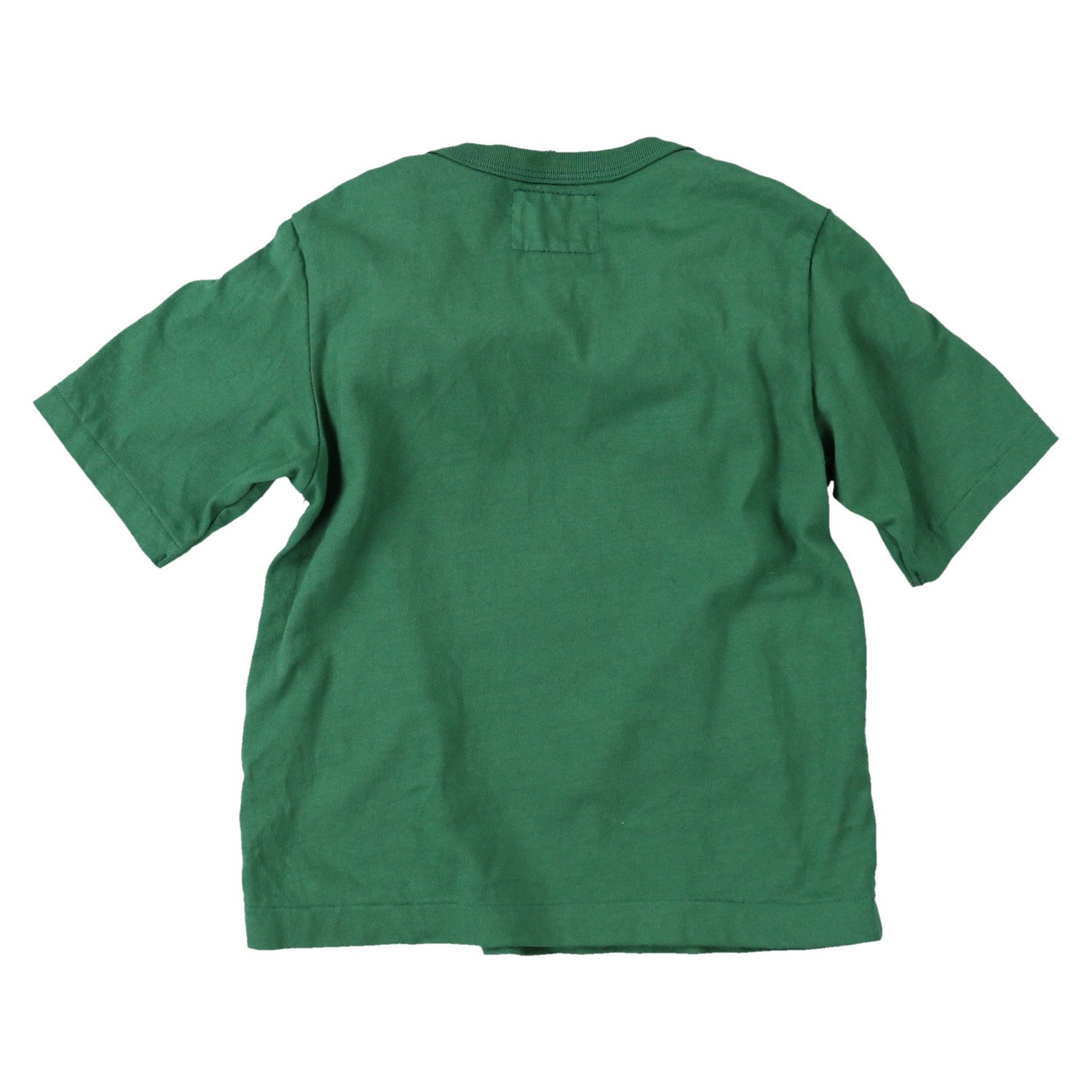 Boys & Girls Green Cotton T-Shirt