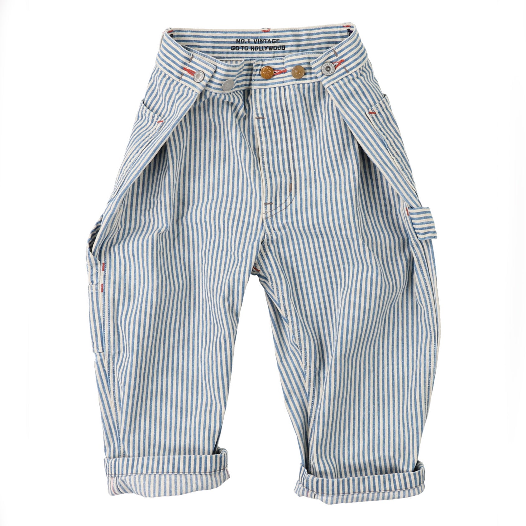 Boys & Girls Blue Stripe Trousers