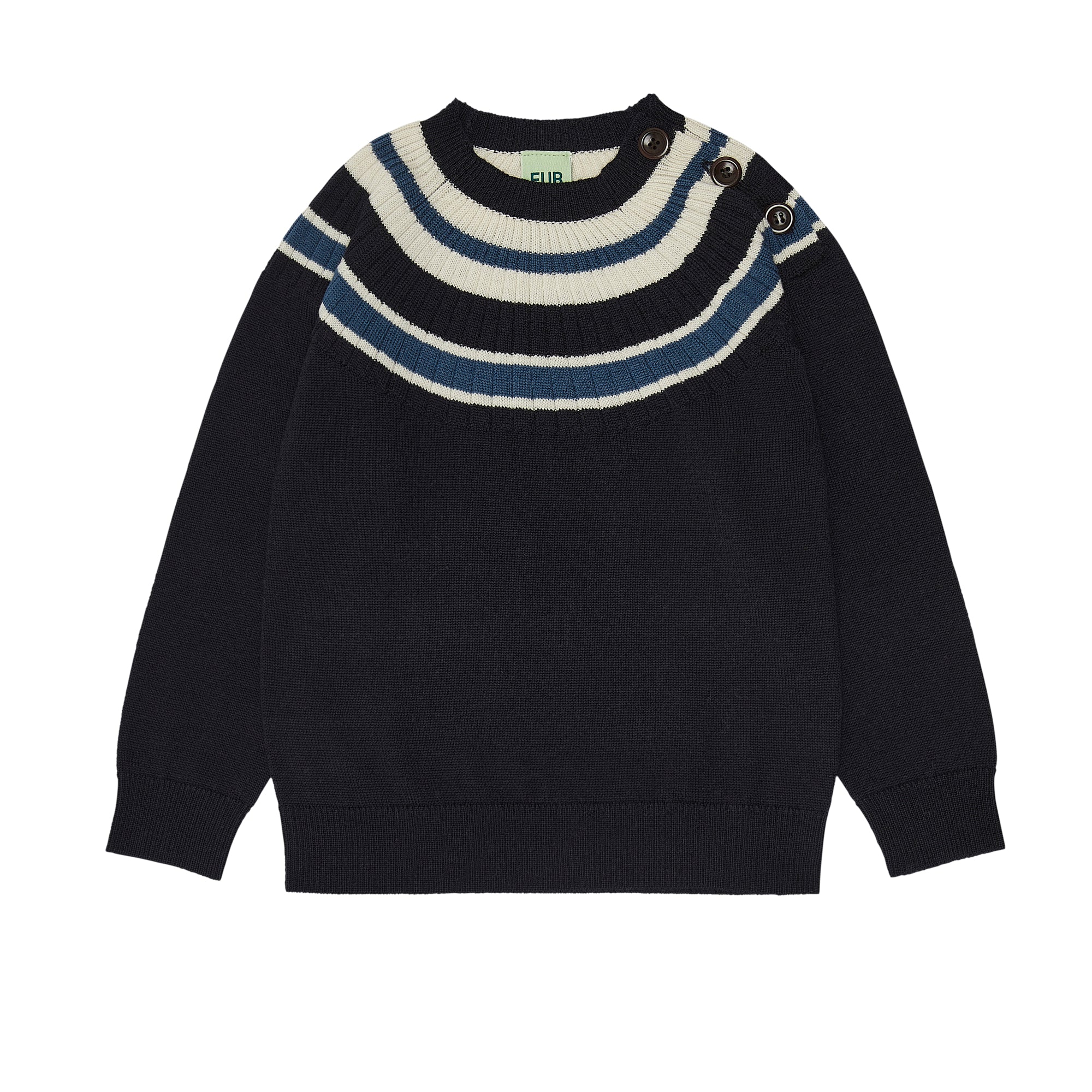 Boys & Girls Dark Navy Wool Sweater