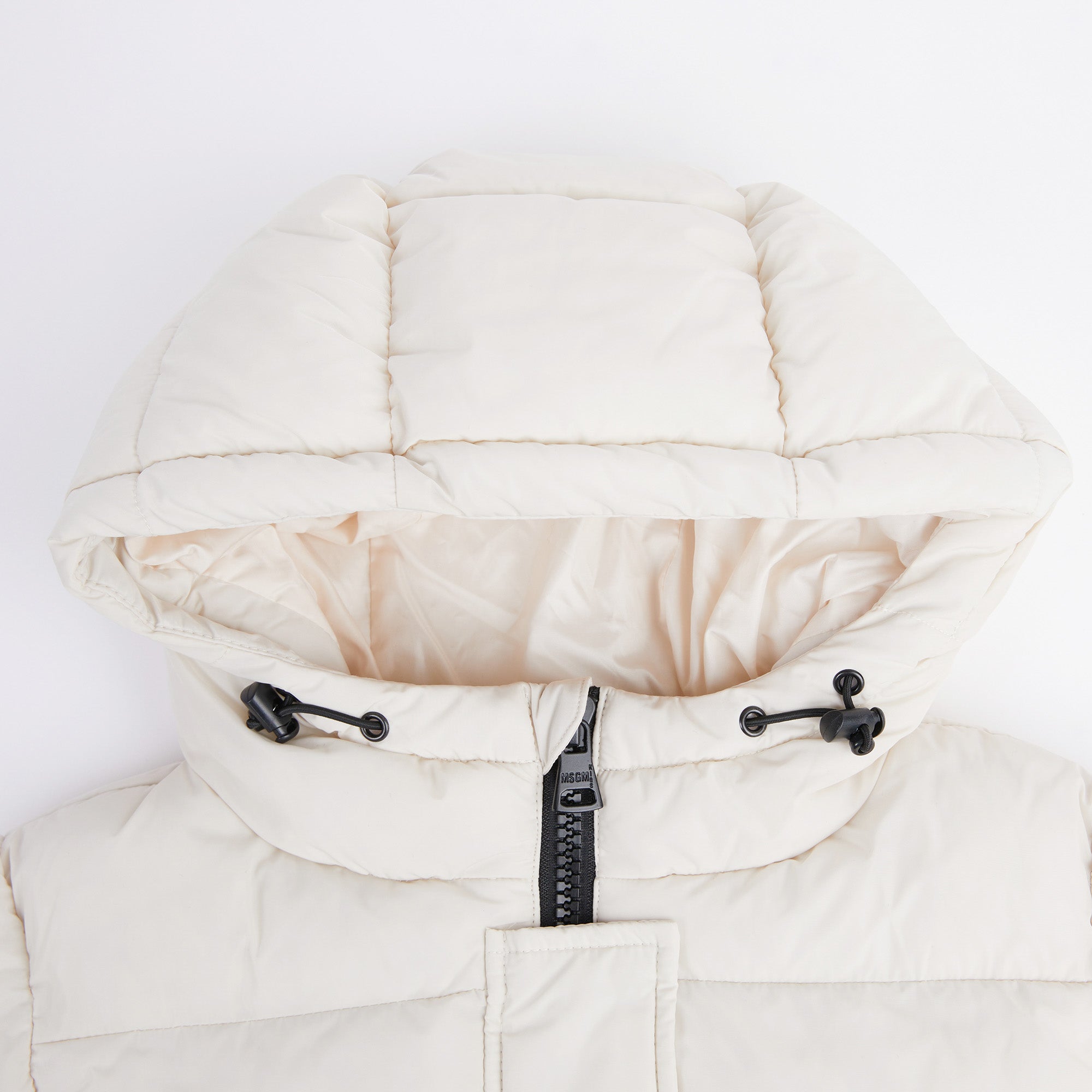 Boys & Girls White Padded Jacket