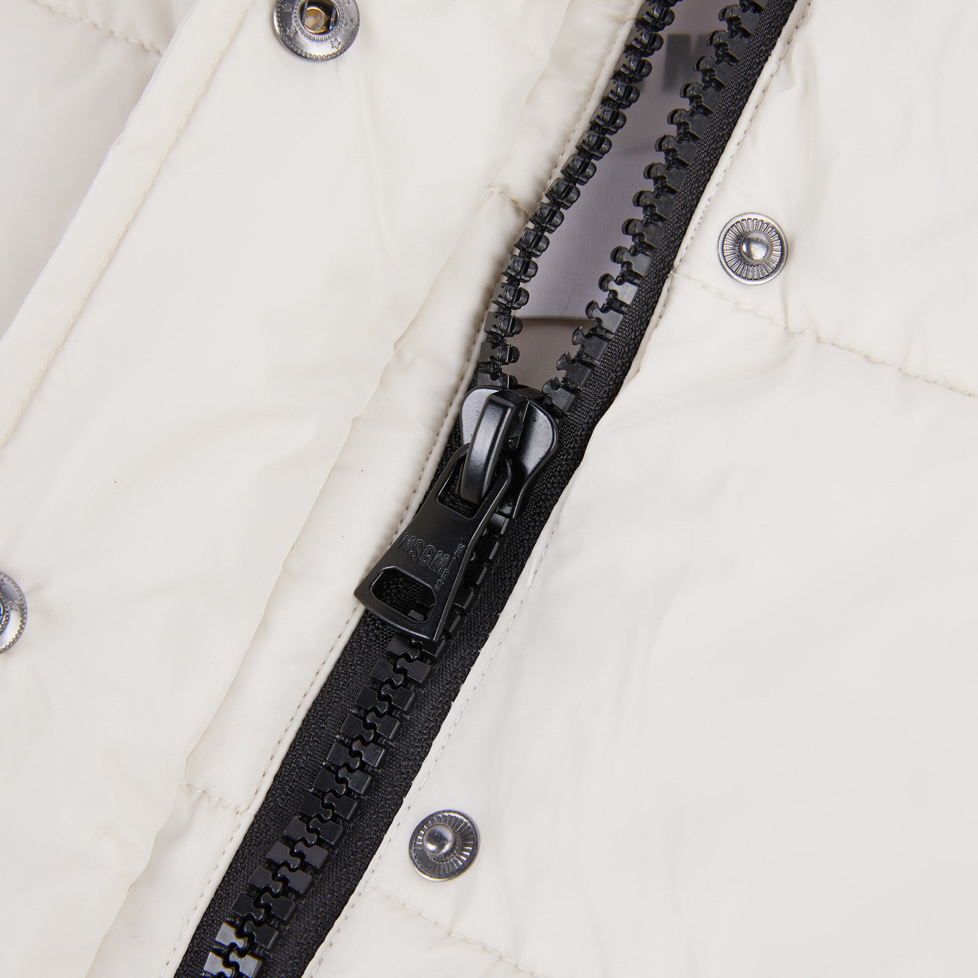 Boys & Girls White Padded Jacket