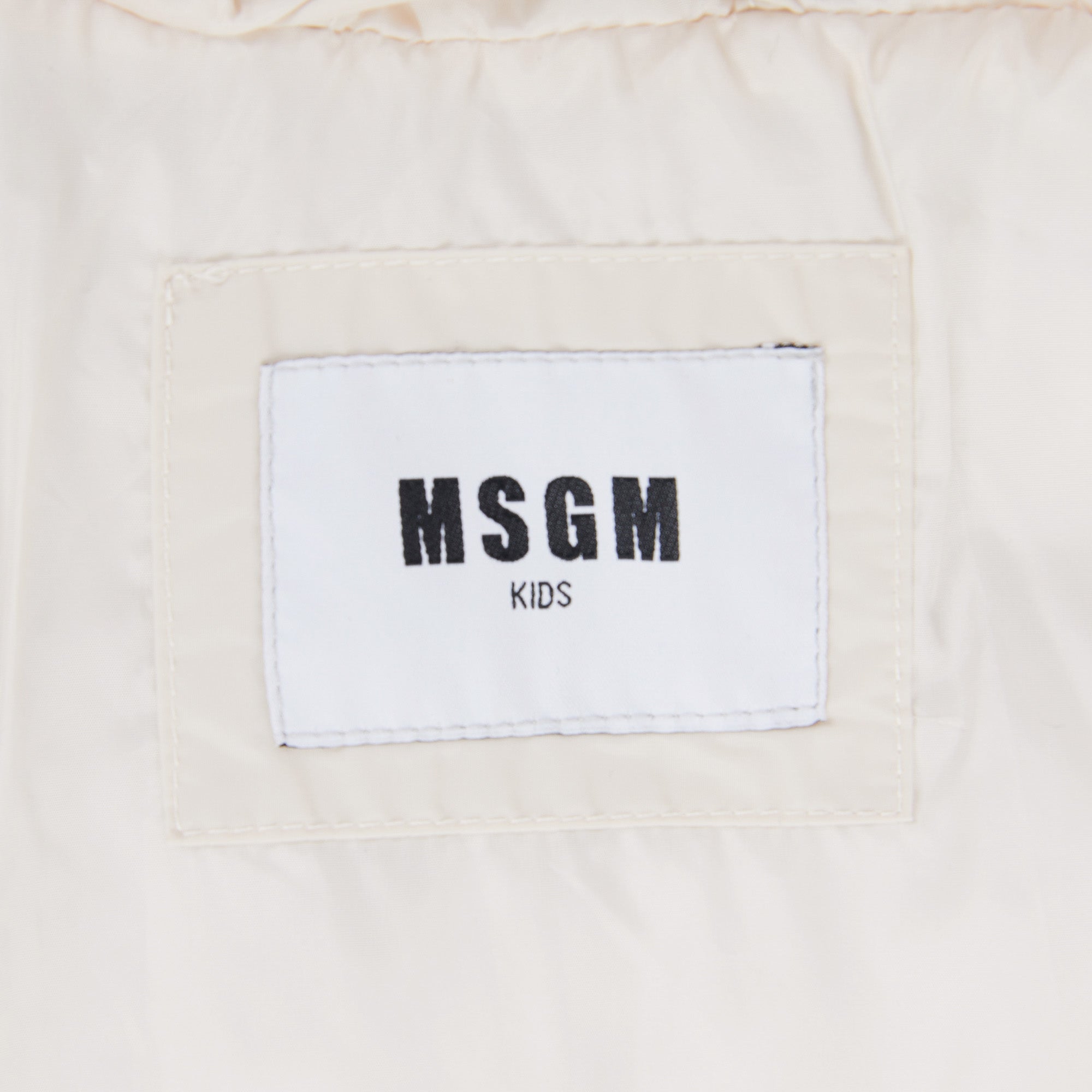 Boys & Girls White Padded Jacket