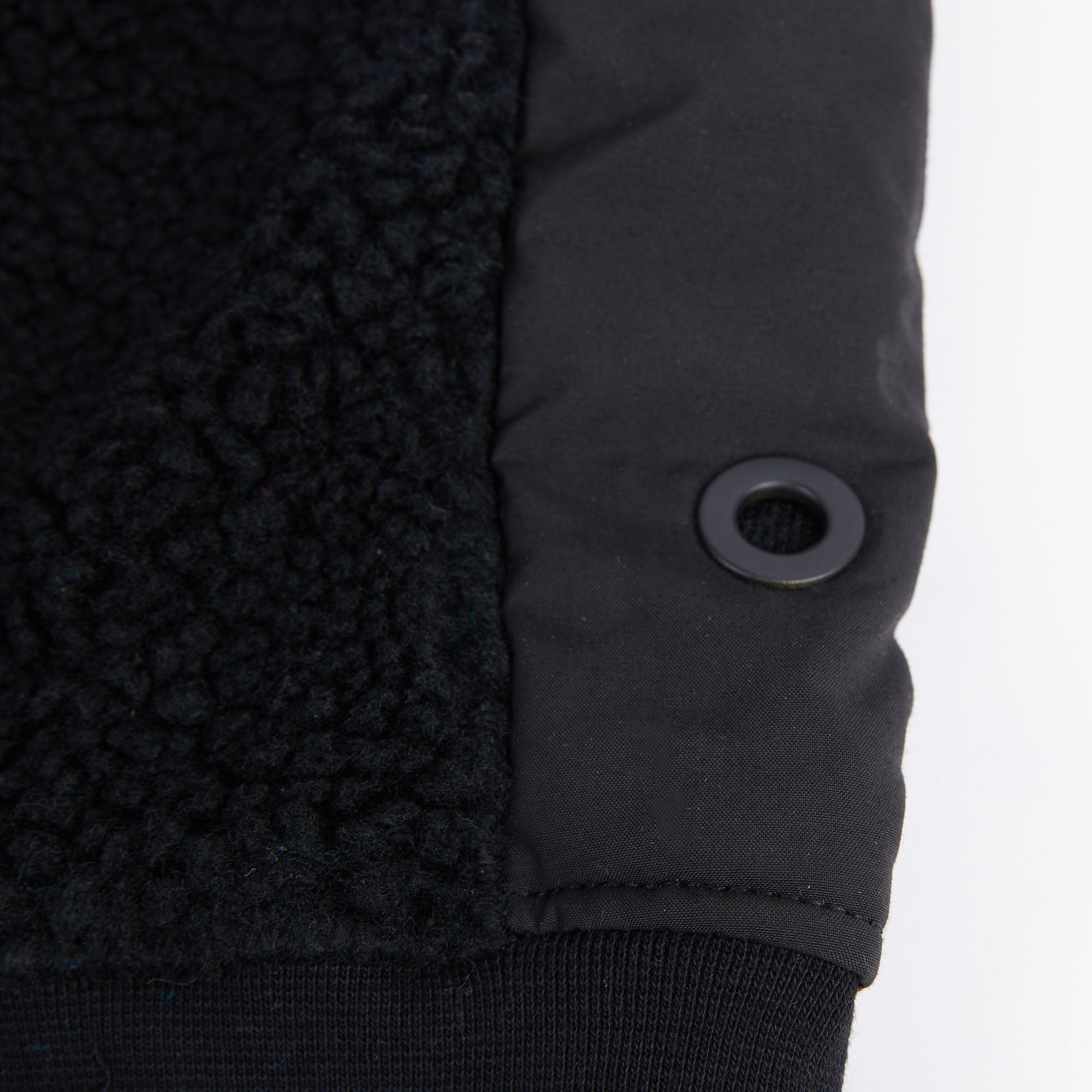 Boys & Girls Black Teddy Fleece Hoodie