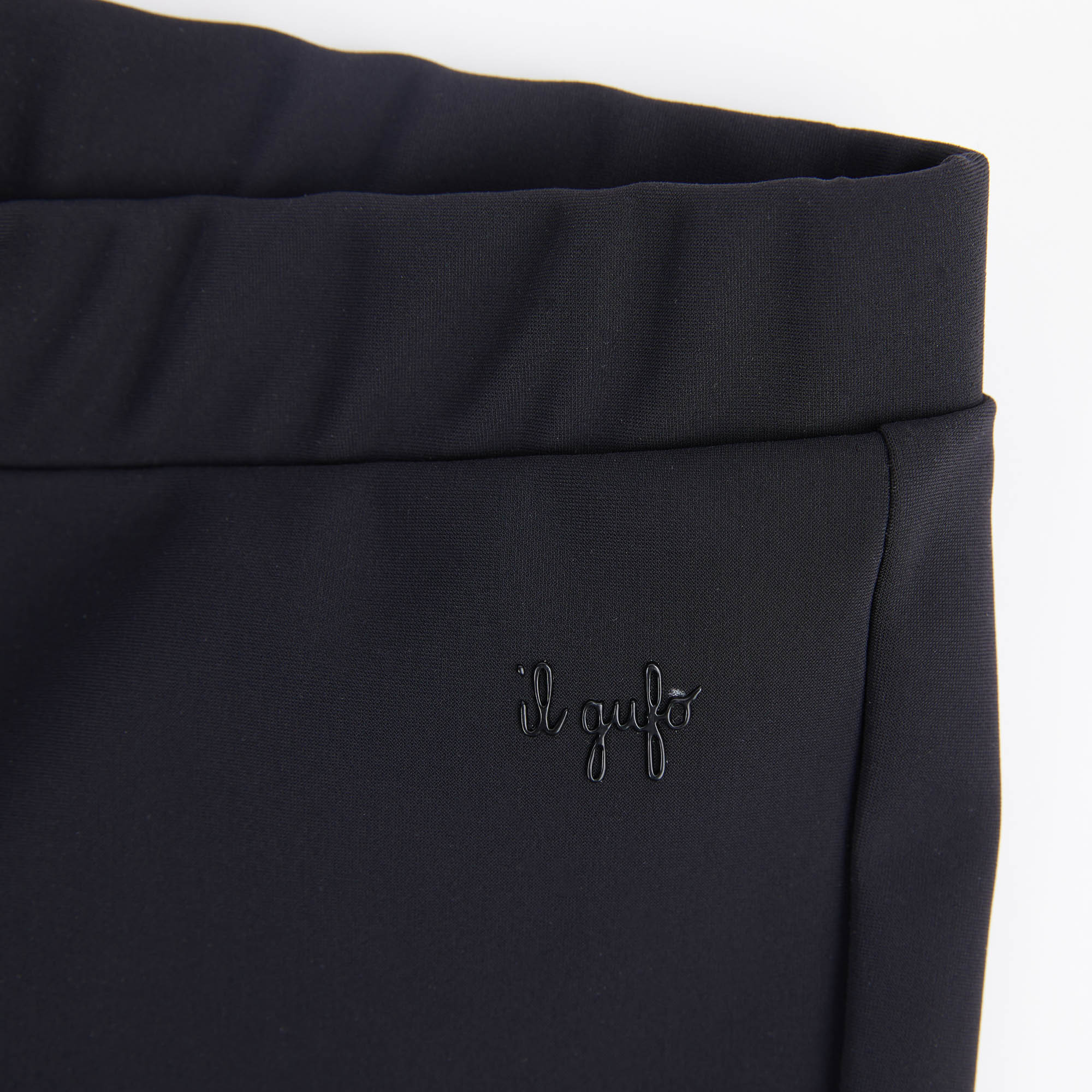 Girls Black Logo Trousers