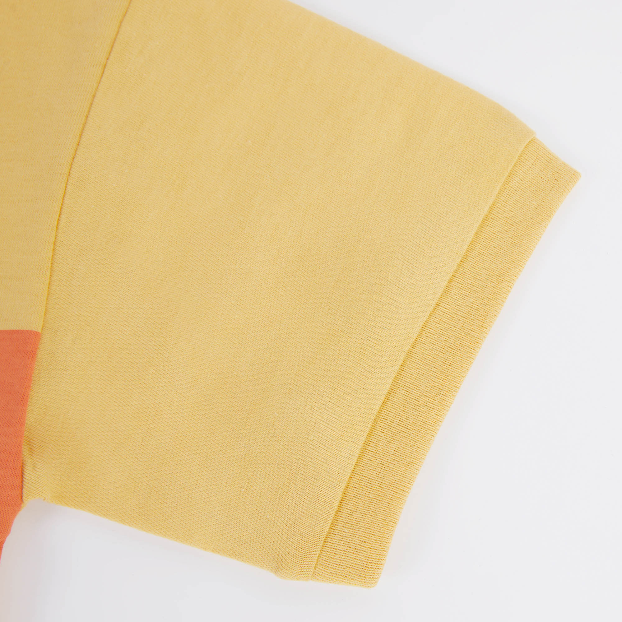 Boys & Girls Yellow Logo Cotton T-Shirt