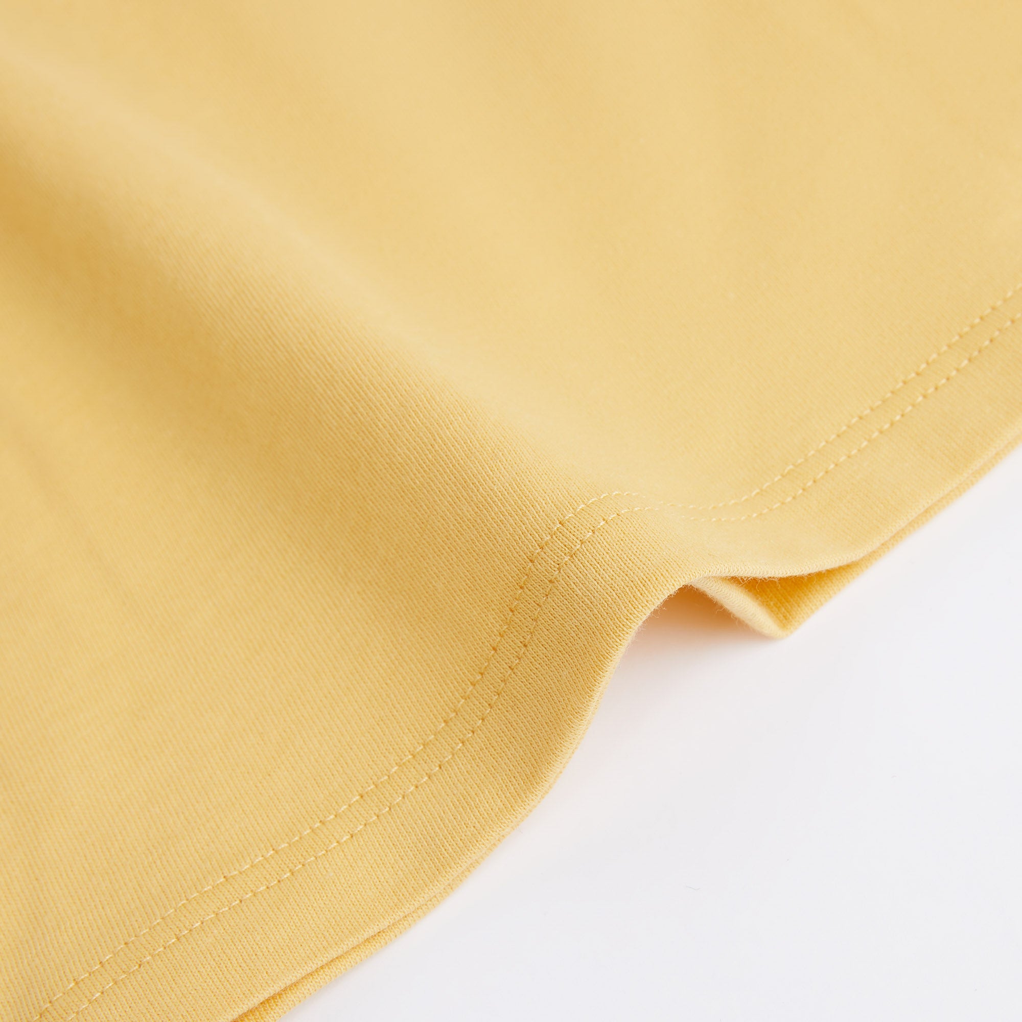 Boys & Girls Yellow Logo Cotton T-Shirt