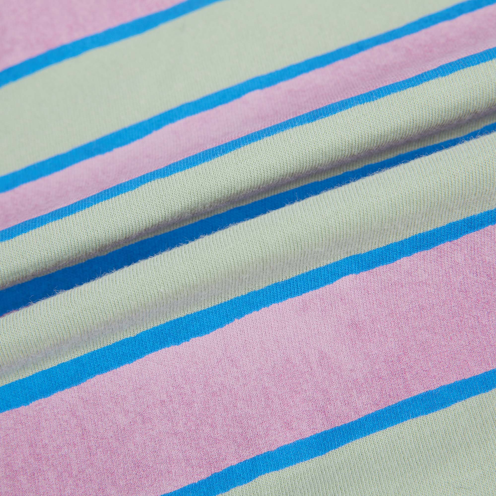 Boys & Girls Green Stripes Cotton T-Shirt