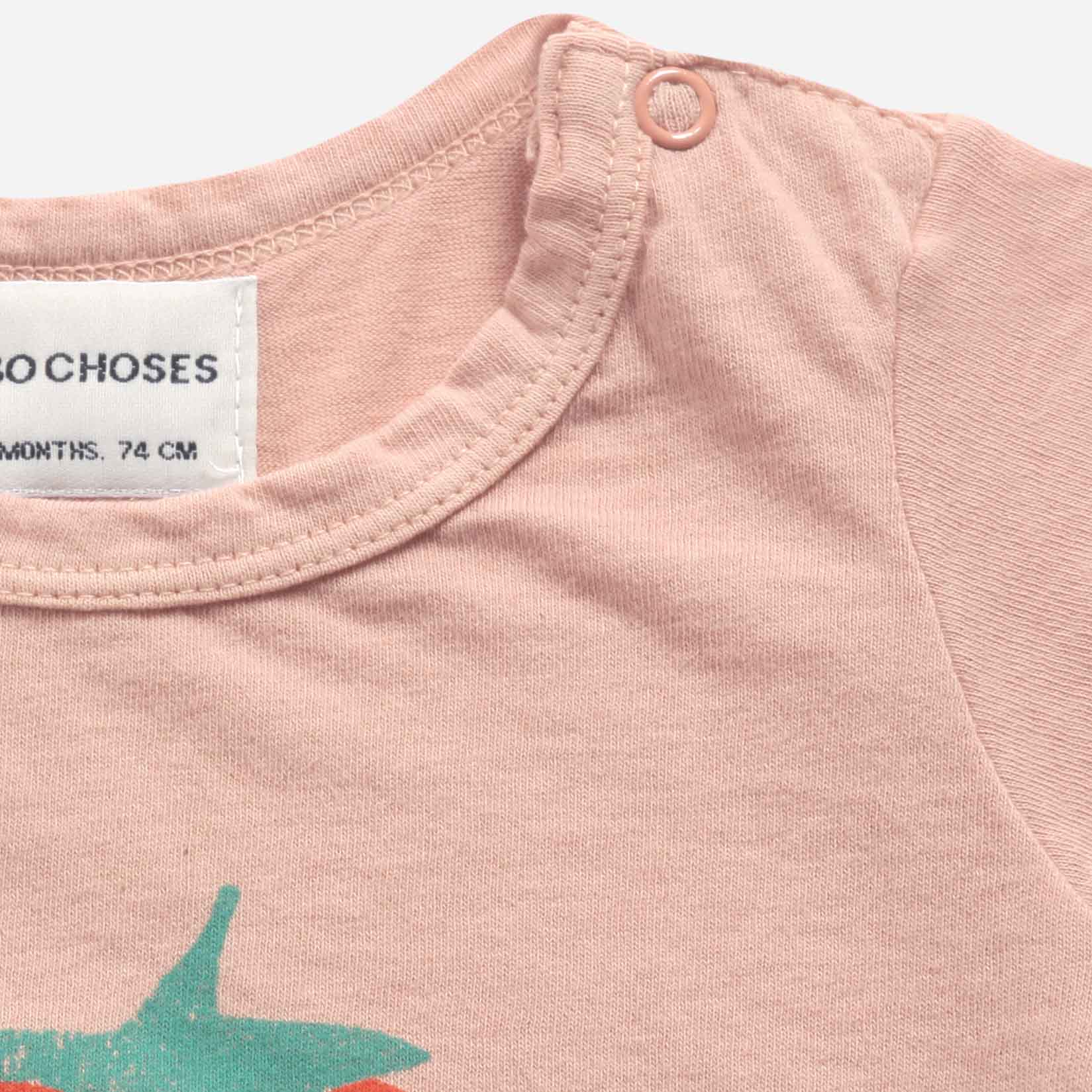 Baby Girls Pink Strawberry Cotton Babysuit