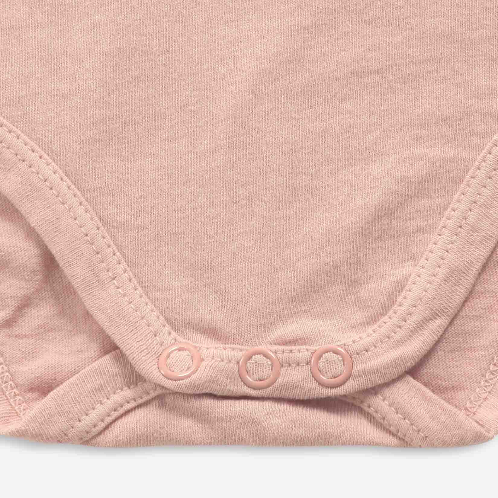 Baby Girls Pink Strawberry Cotton Babysuit