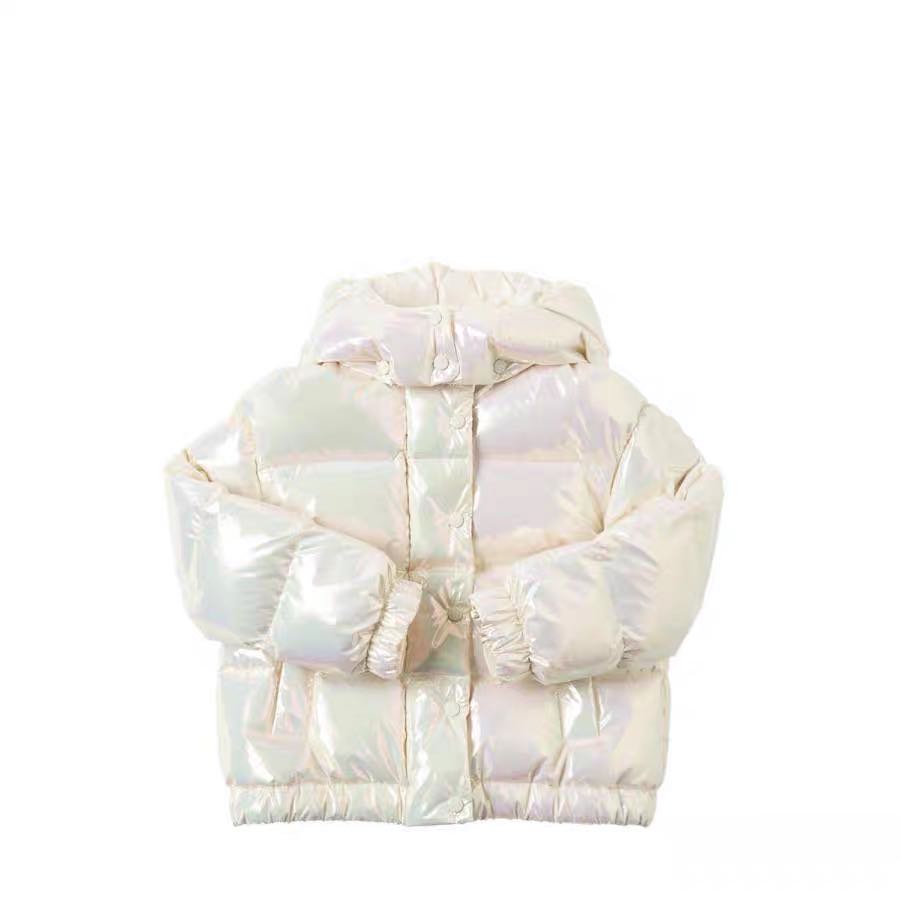 Girls Multicolor Padded Down Jacket