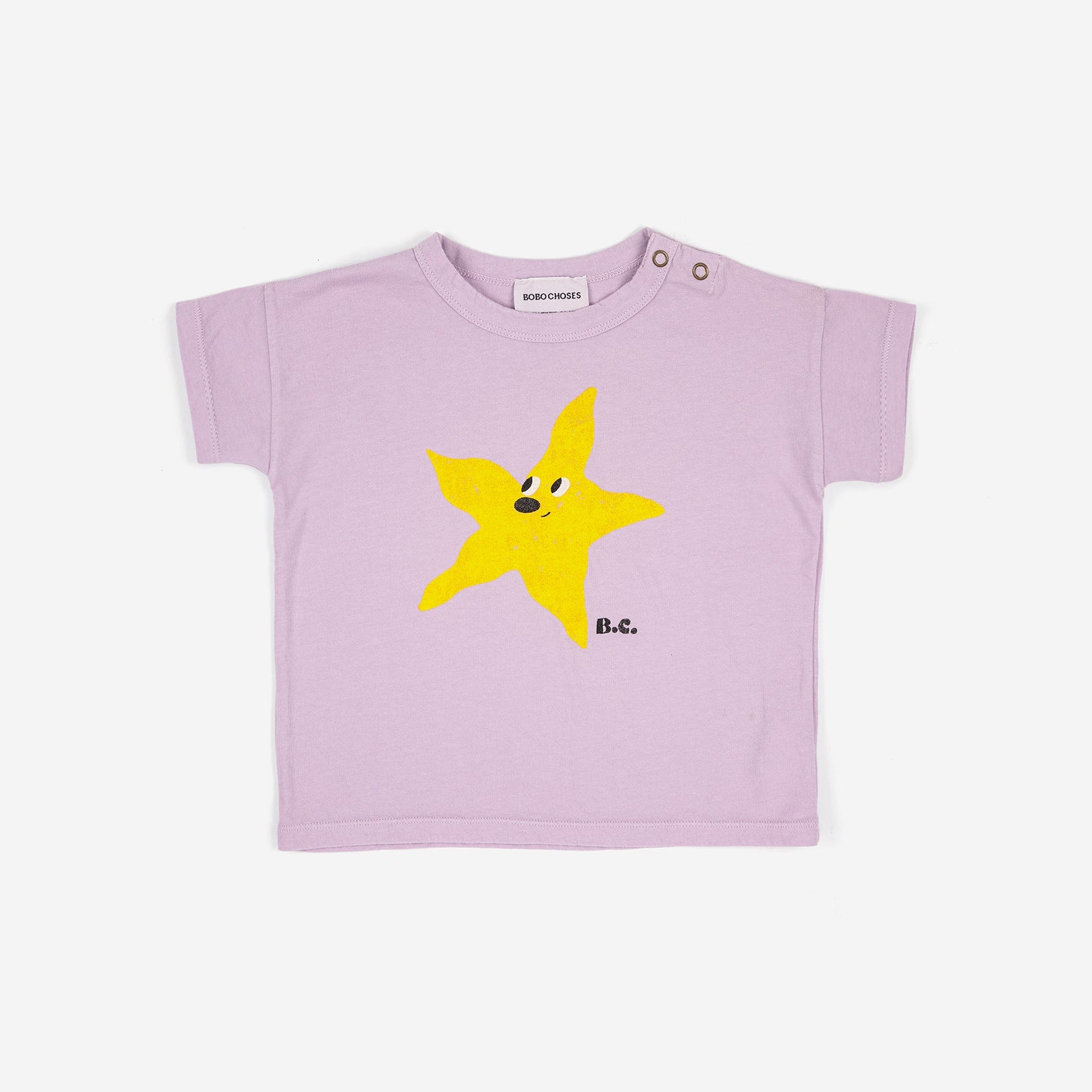 Baby Boys & Girls Lavender Cotton T-Shirt