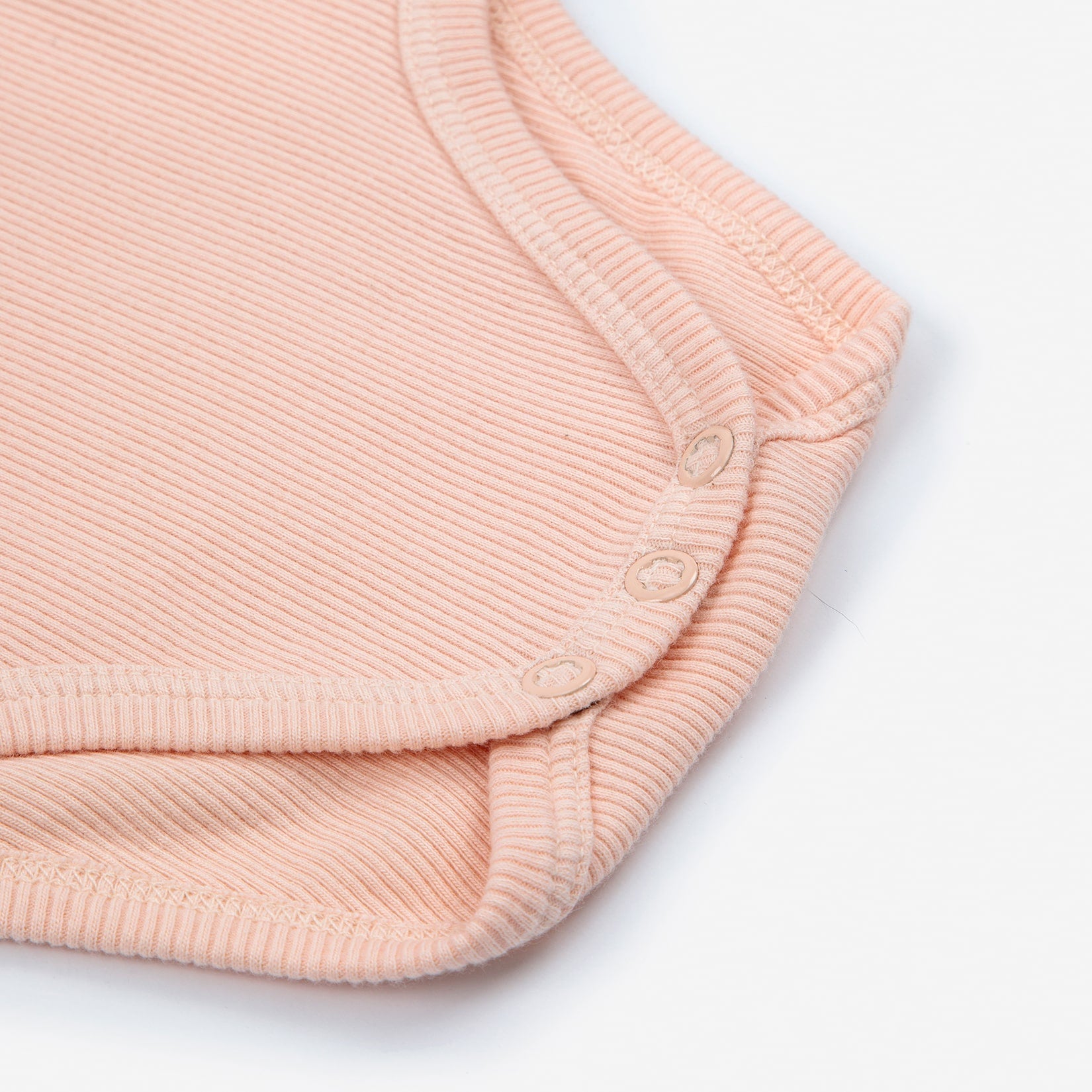 Baby Boys & Girls Light Pink Cotton Babysuit