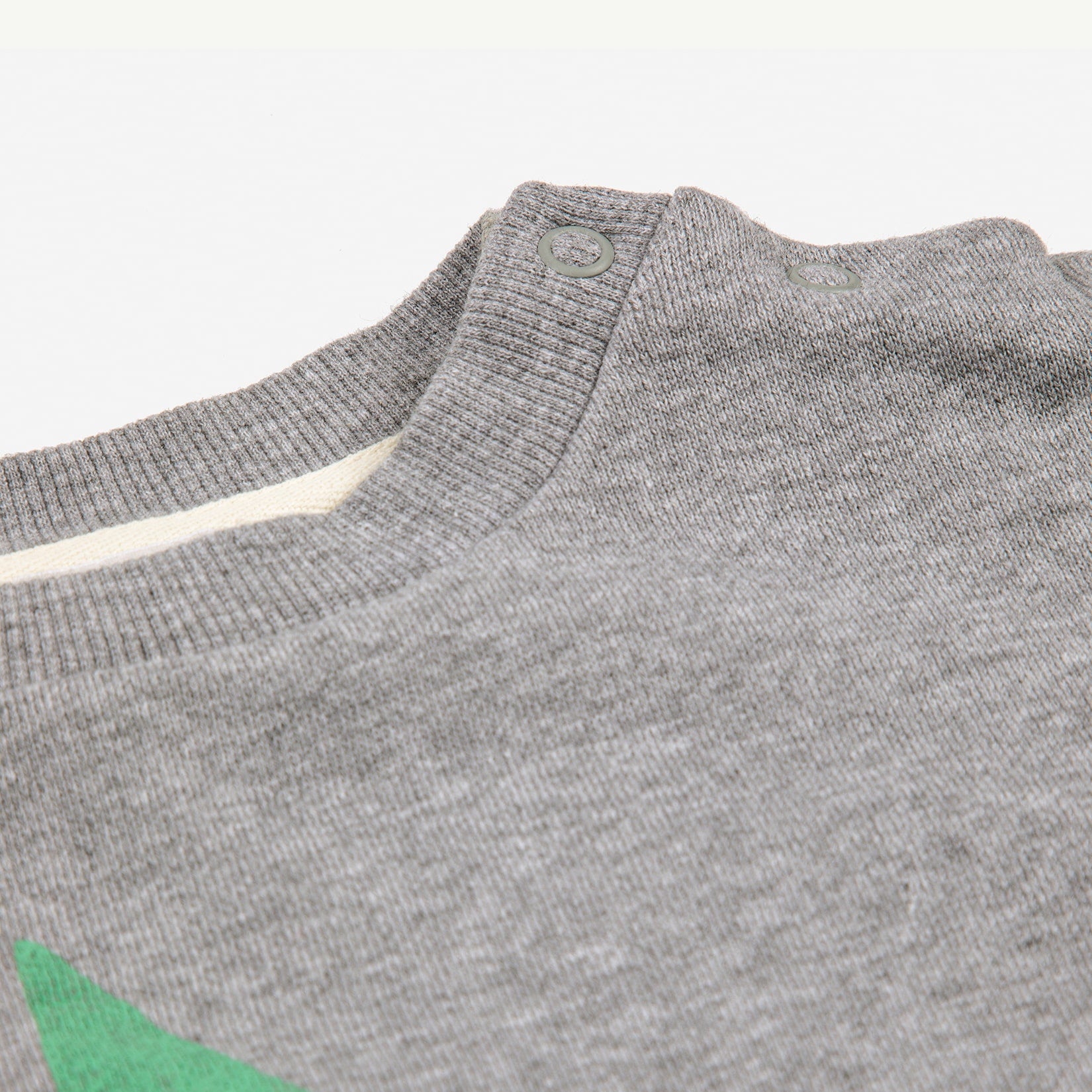 Baby Boys Light Grey Cotton Sweatshirt