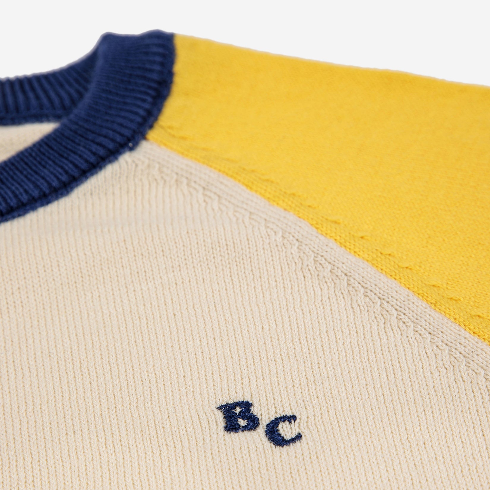 Baby Boys Beige Knit Cotton T-Shirt