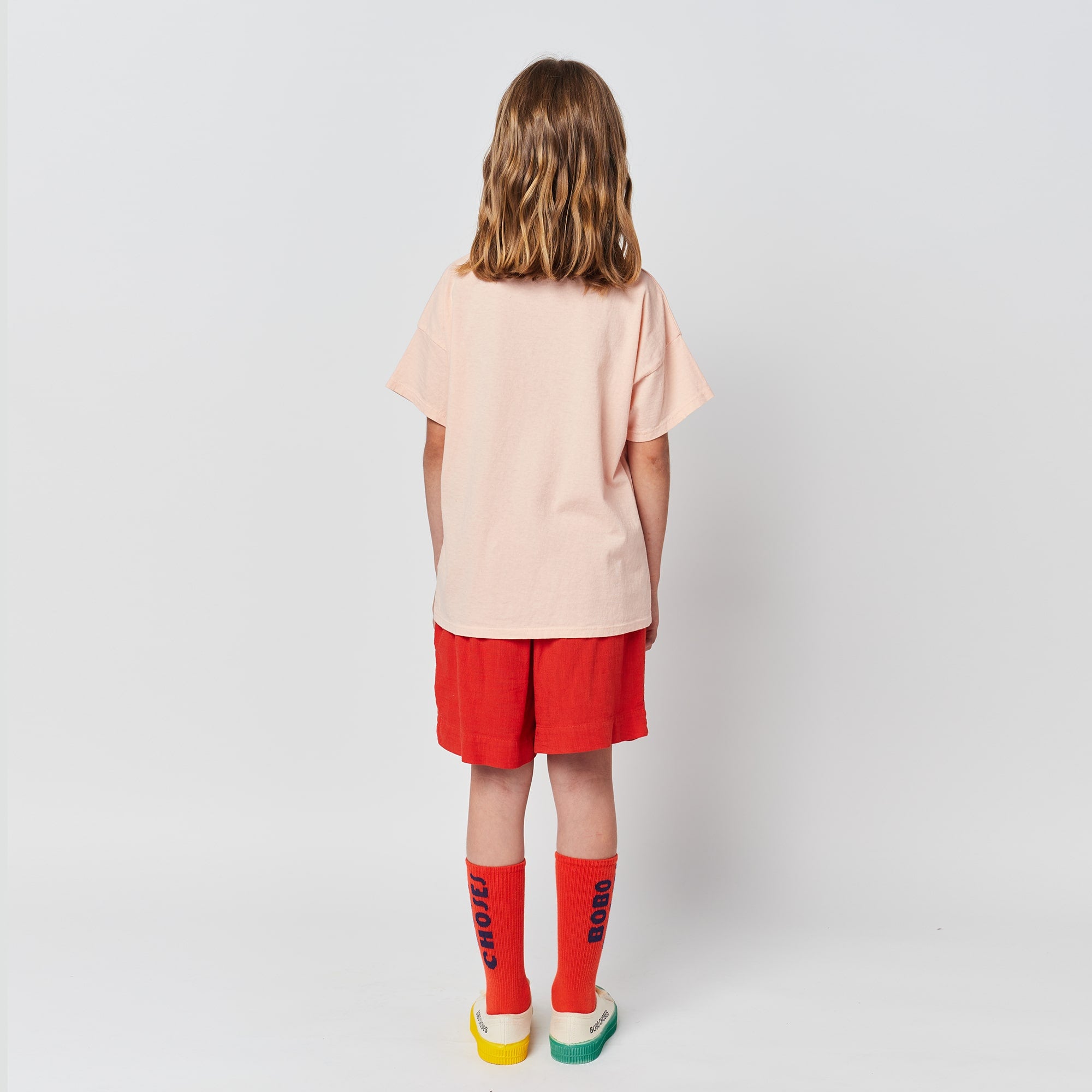 Boys & Girls Pink Printed Cotton T-Shirt