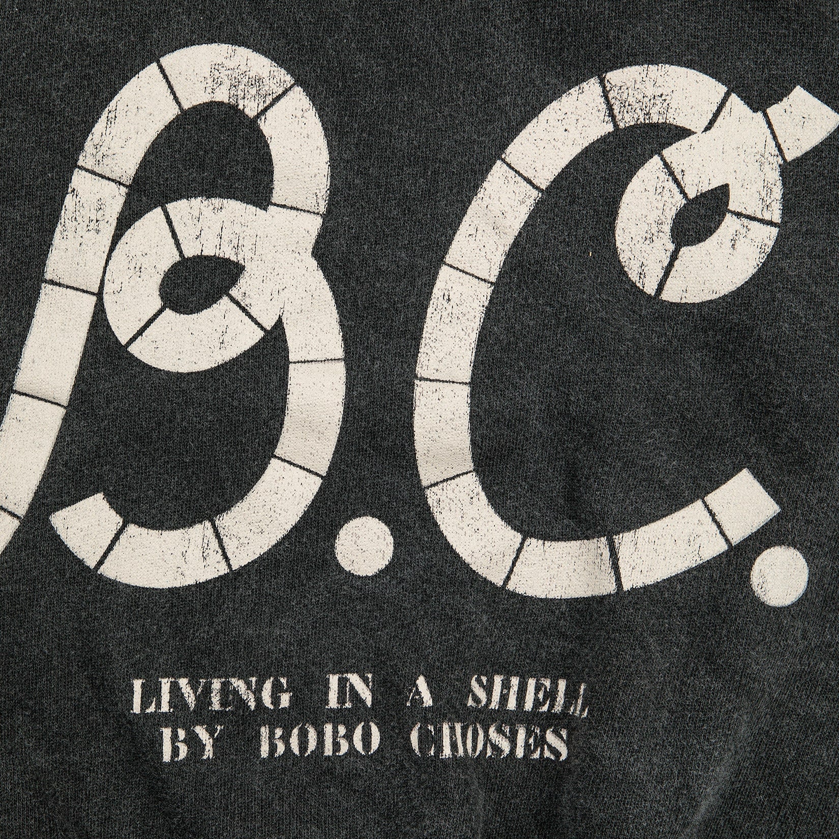 Boys & Girls Dark Grey Logo Cotton Sweatshirt