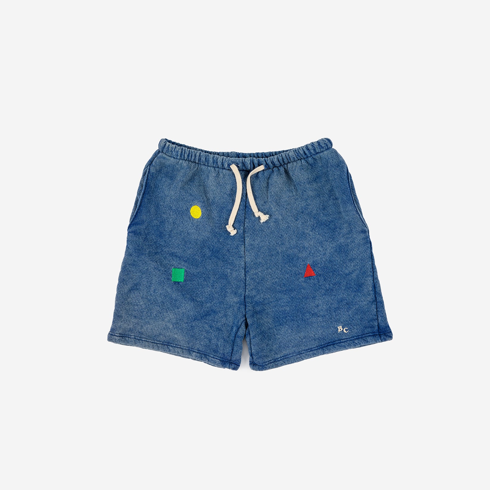 Boys & Girls Dark Grey Logo Cotton Shorts