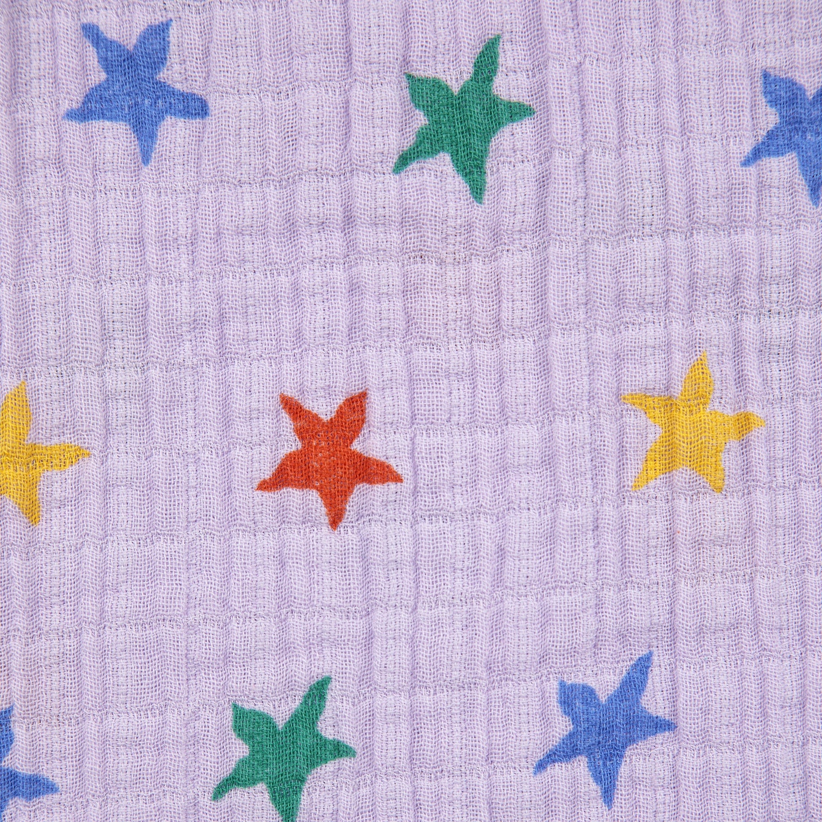 Girls Lavender Stars Cotton Skirt