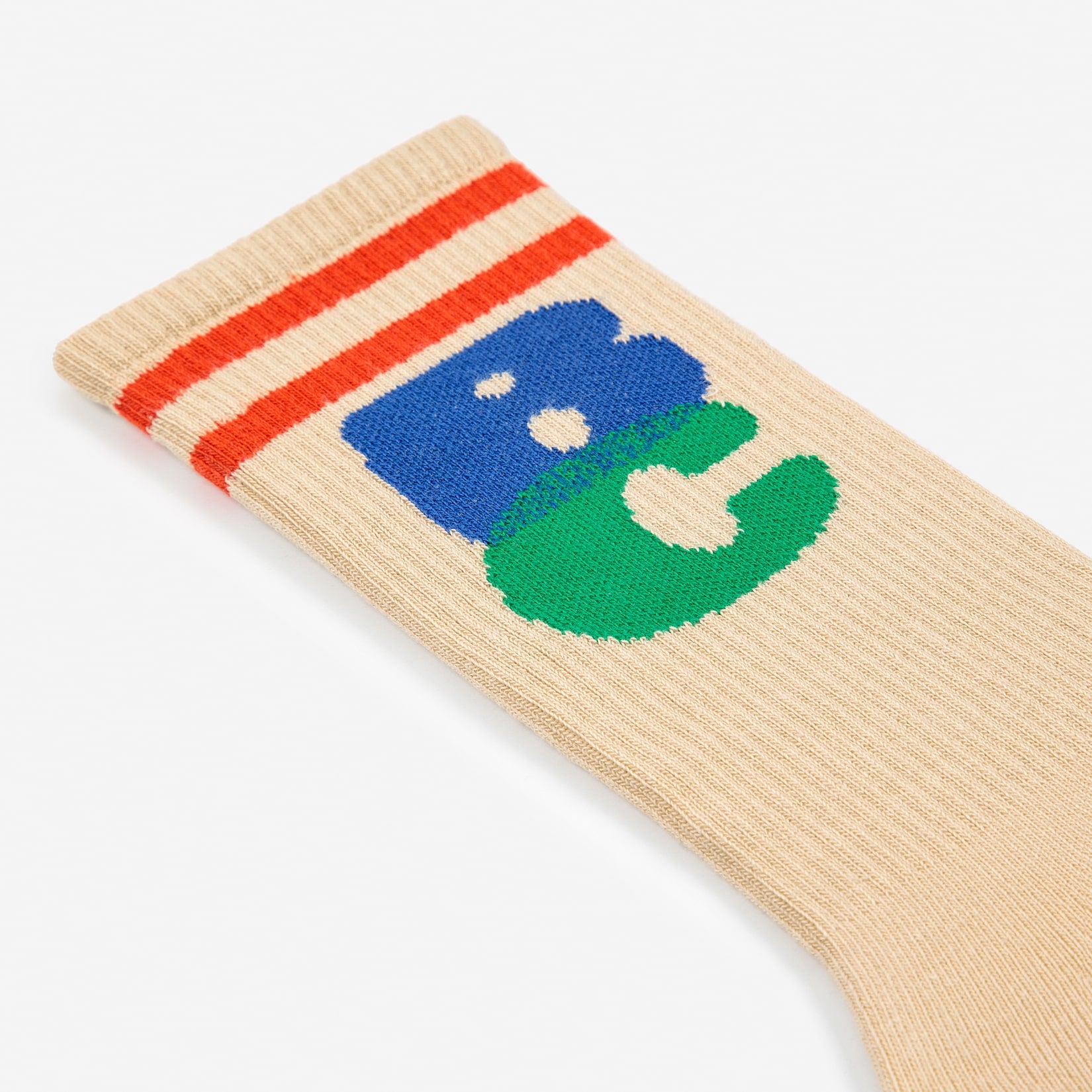 Boys & Girls White Logo Cotton Socks