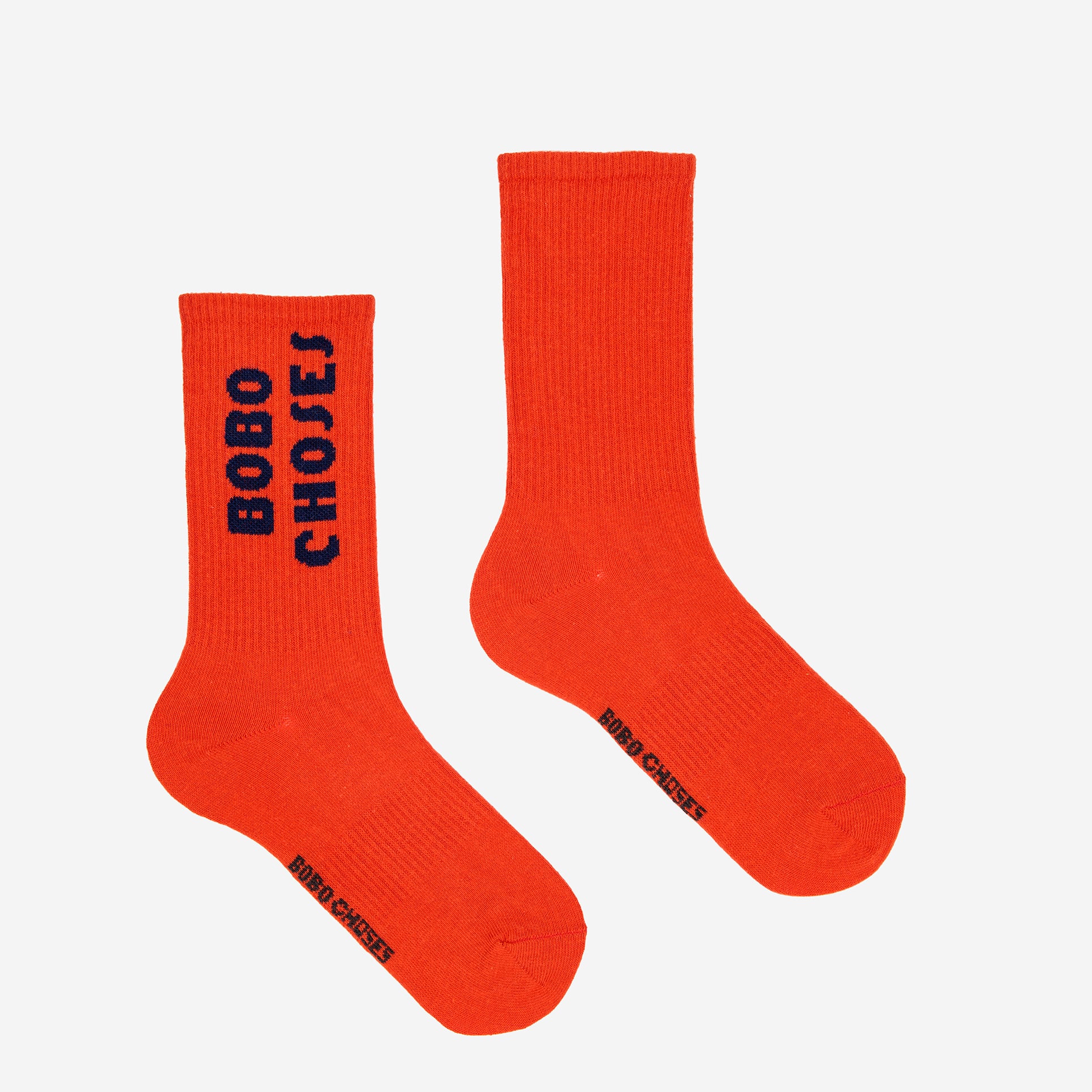 Boys & Girls Red Logo Cotton Socks