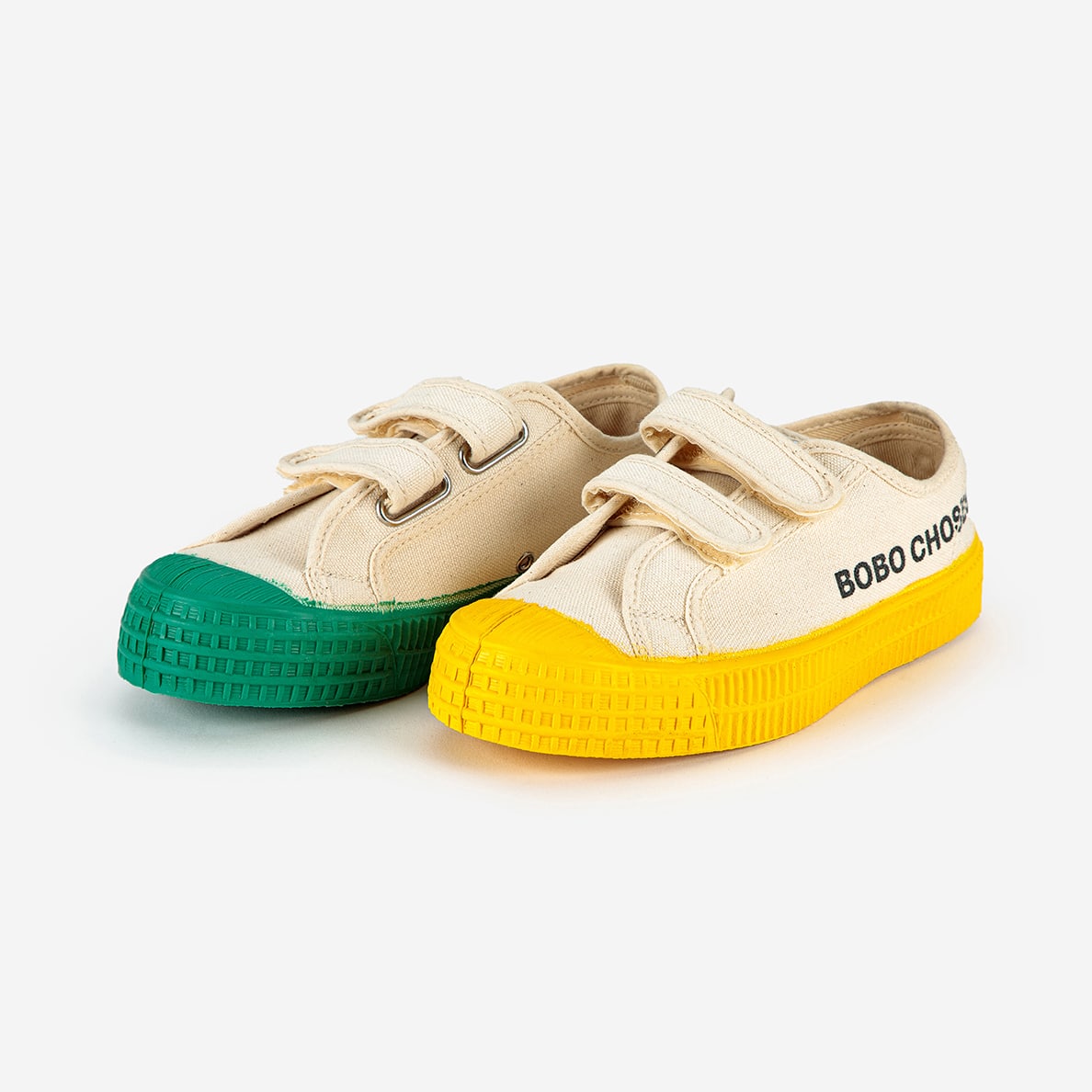 Boys & Girls Beige Logo Canvas Shoes