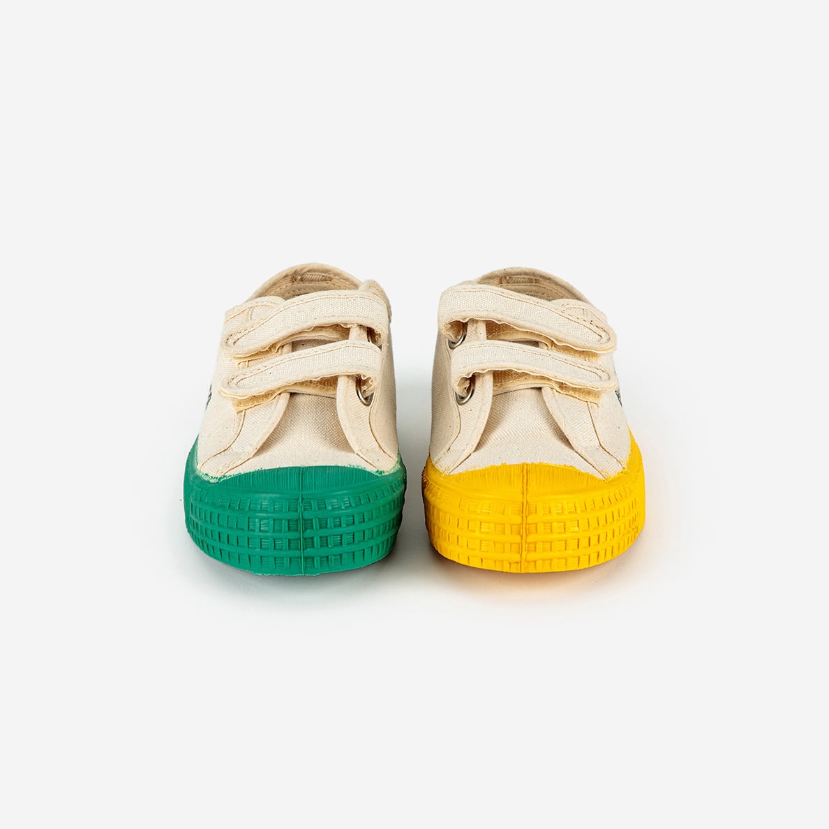 Boys & Girls Beige Logo Canvas Shoes