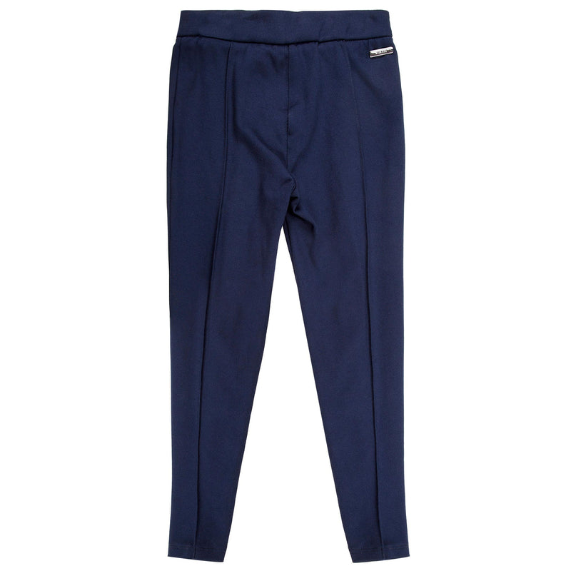 Girls Navy Blue Viscose Trouser - CÉMAROSE | Children's Fashion Store - 1