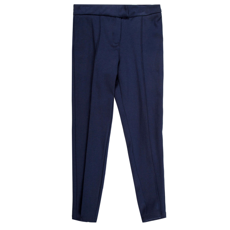 Girls Navy Blue Viscose Trouser - CÉMAROSE | Children's Fashion Store - 2