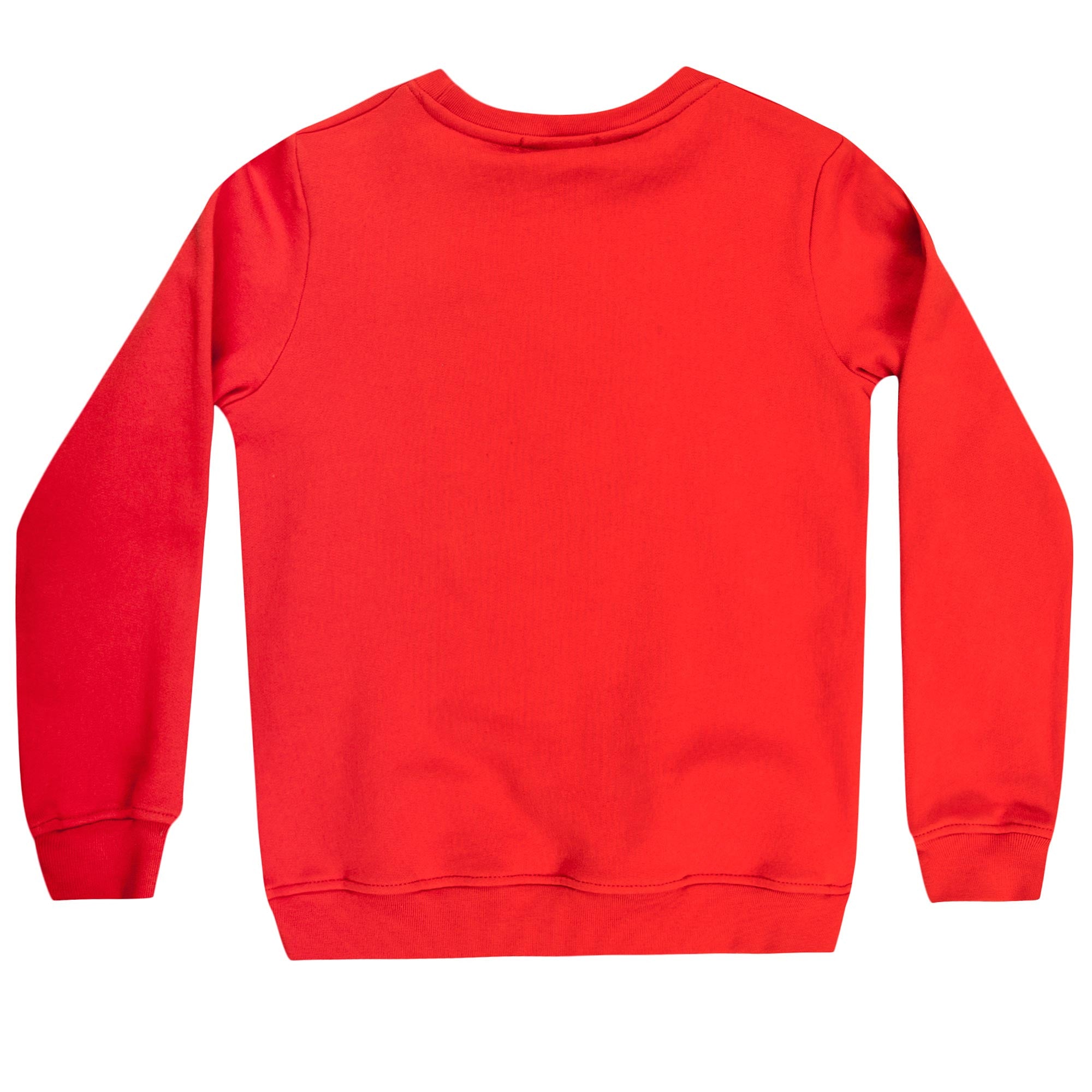 Girls Red Embroidered Moon Trims Cotton Sweatshirt - CÉMAROSE | Children's Fashion Store - 2