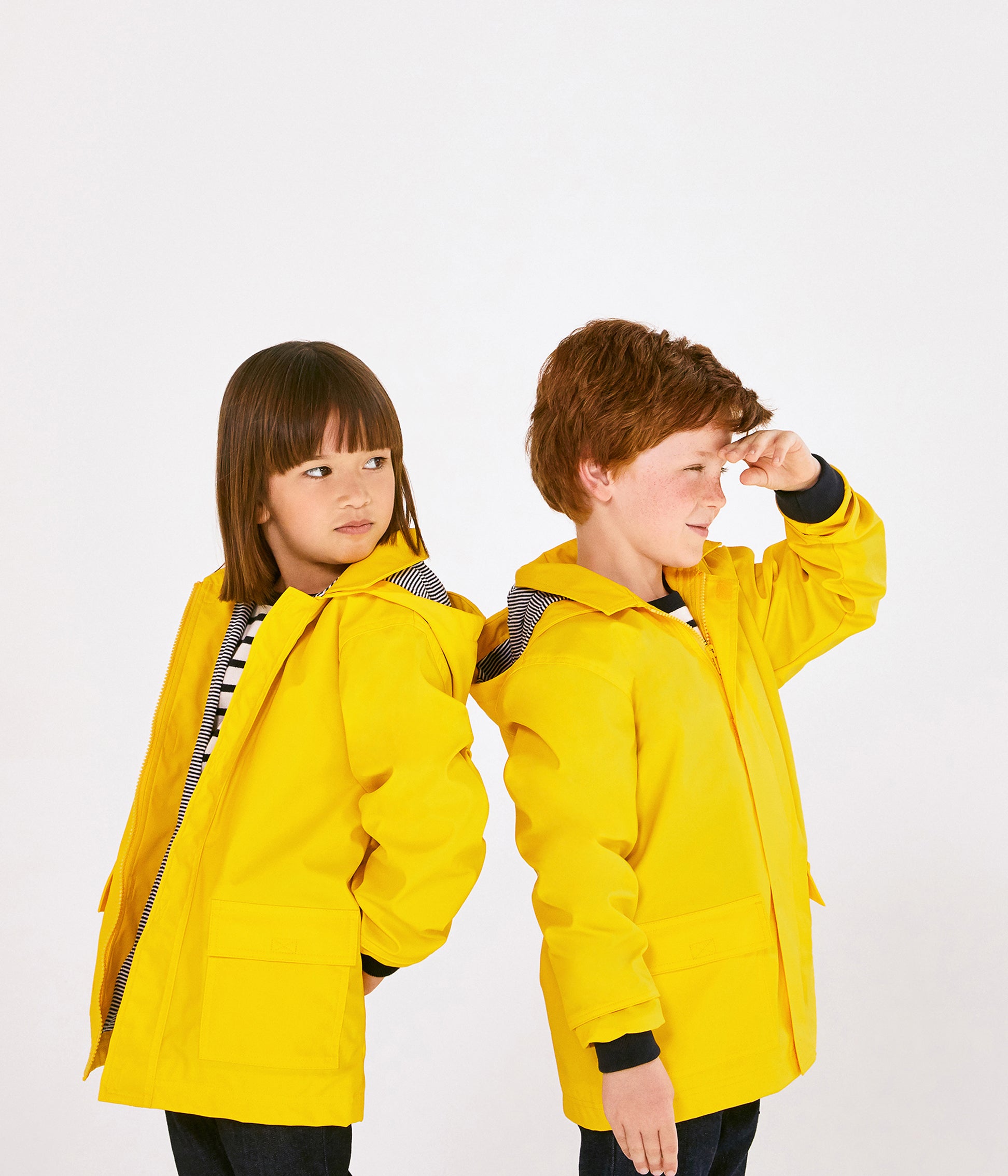 Boys & Girls Yellow Coat