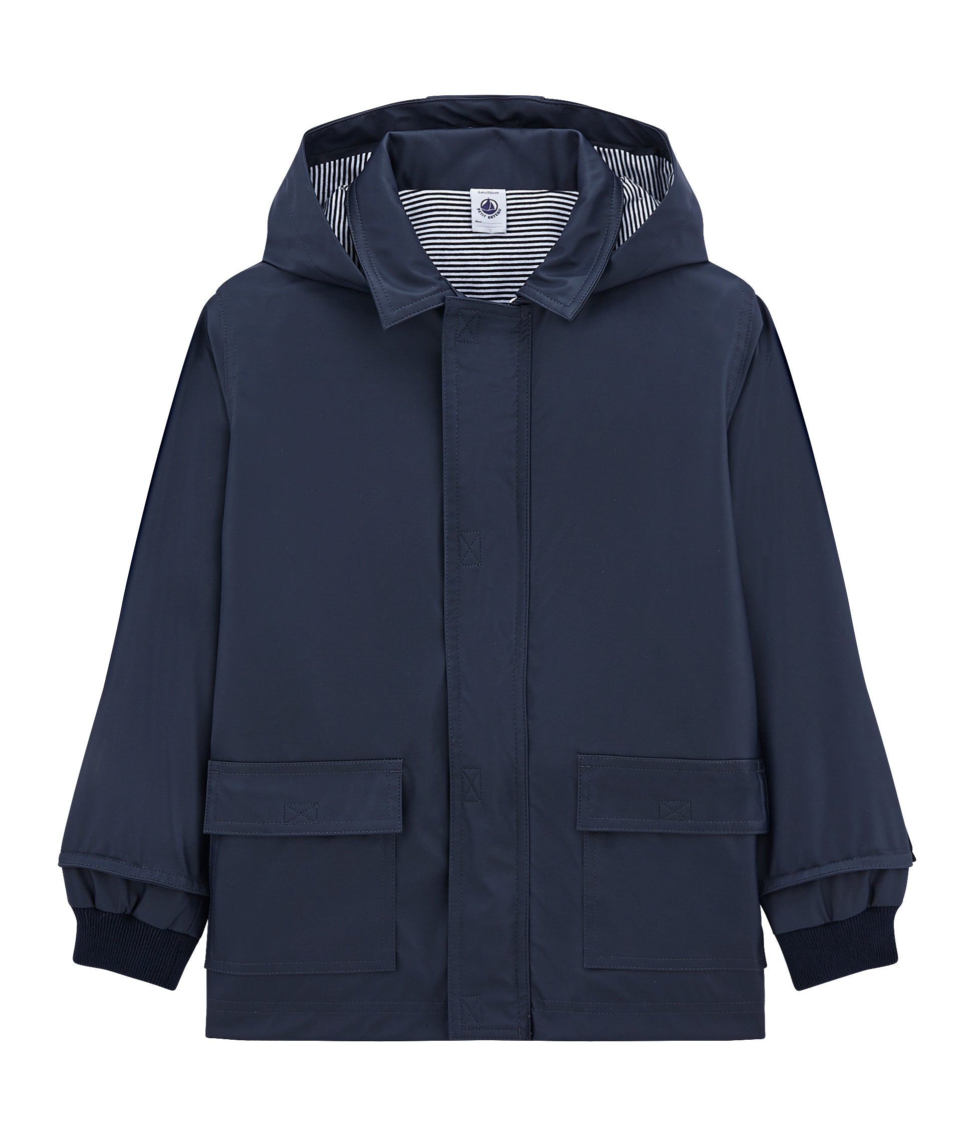 Boys & Girls Navy Hooded Coat
