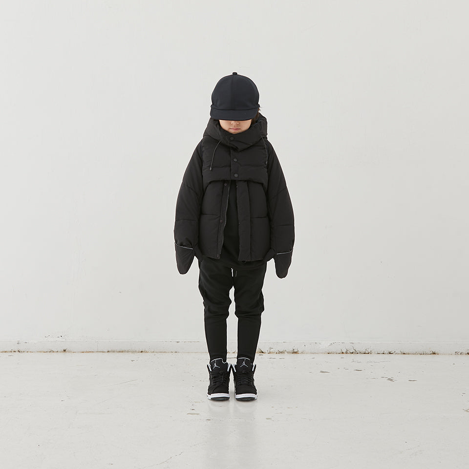 Boys & Girls Black Padded Down Jacket