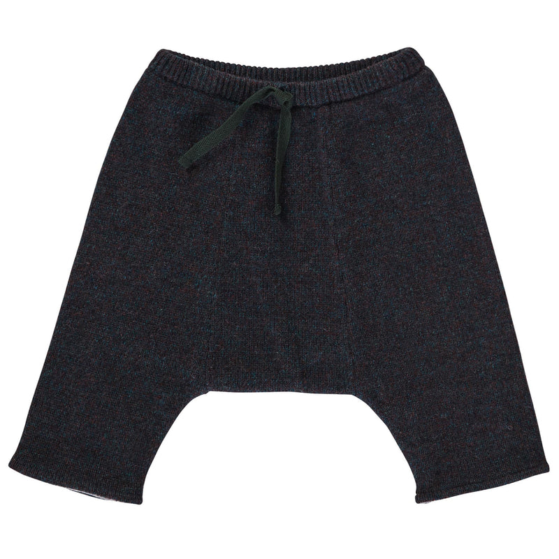 Baby Boys Navy Blue Wool Knitted Trouser - CÉMAROSE | Children's Fashion Store - 1