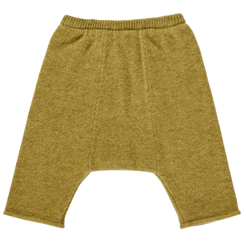 Baby Boys Yellow-green Wool Knitted Trouser - CÉMAROSE | Children's Fashion Store - 2