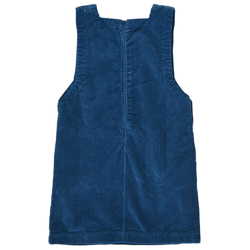Girls Blue Cotton Sleeveless Dress - CÉMAROSE | Children's Fashion Store - 2