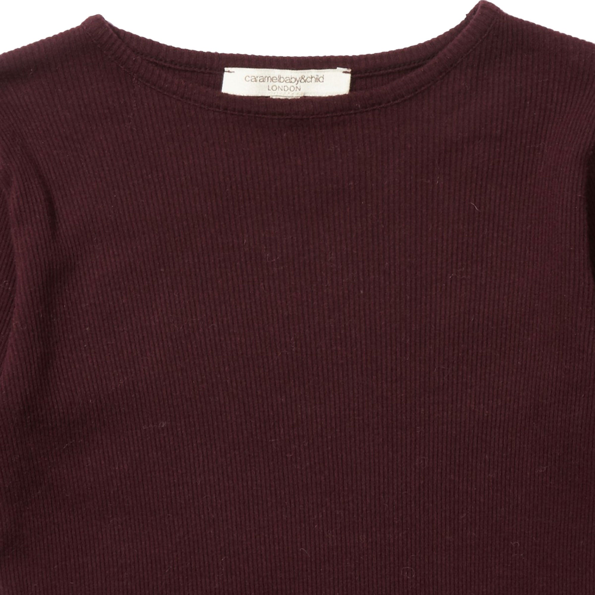 Boys Red Mahogany Cotton Jersey T-Shirt - CÉMAROSE | Children's Fashion Store - 2