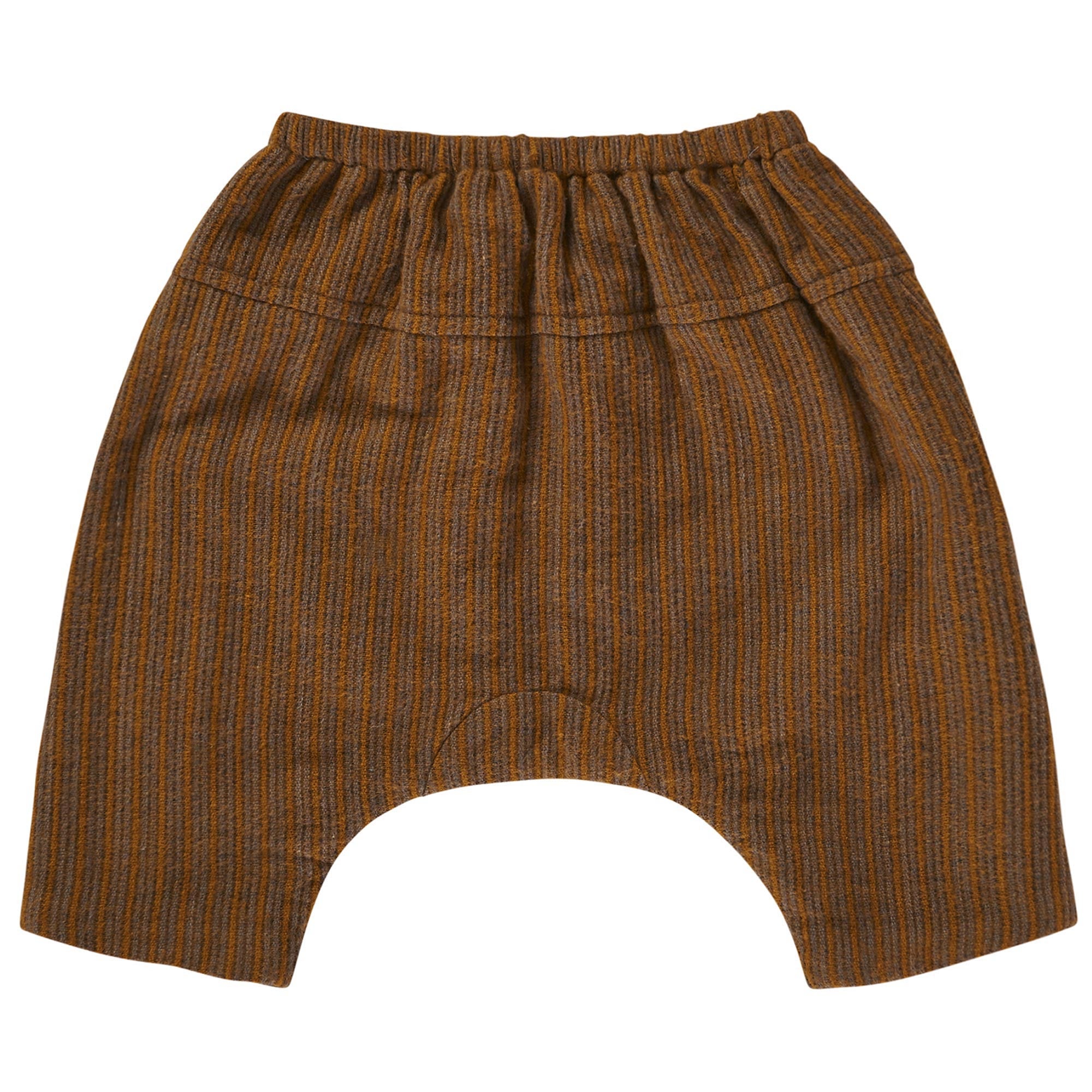 Baby Brown Stripe Cotton Trousers - CÉMAROSE | Children's Fashion Store - 2