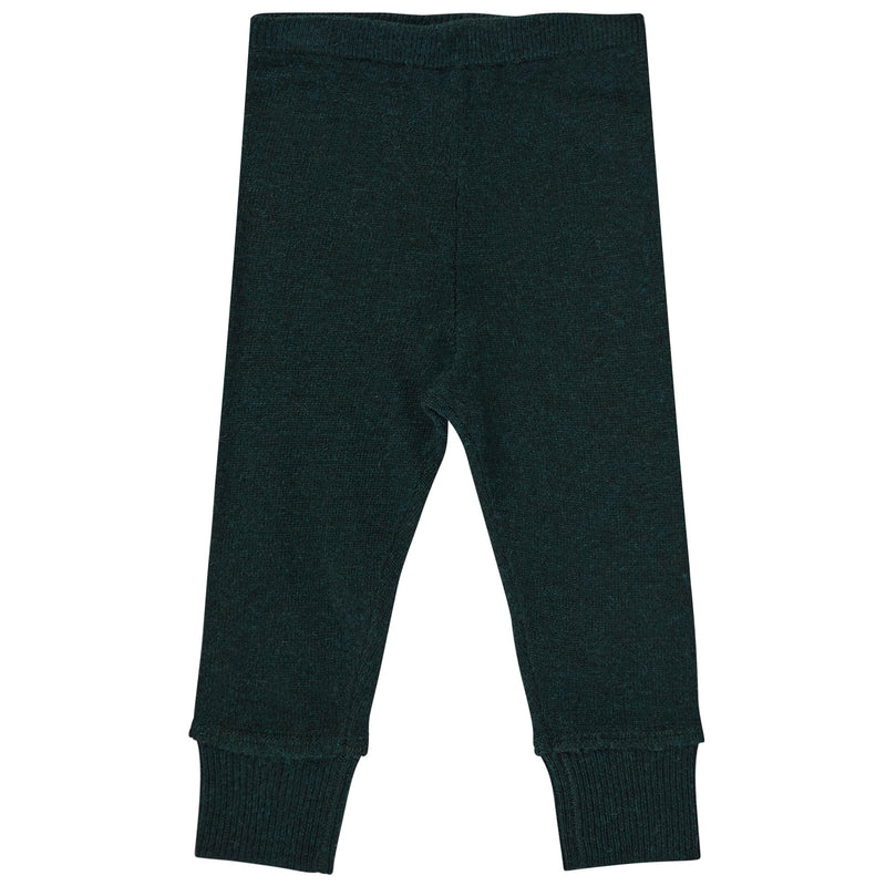 Baby Boys Pine Green Knitted Legging - CÉMAROSE | Children's Fashion Store - 1