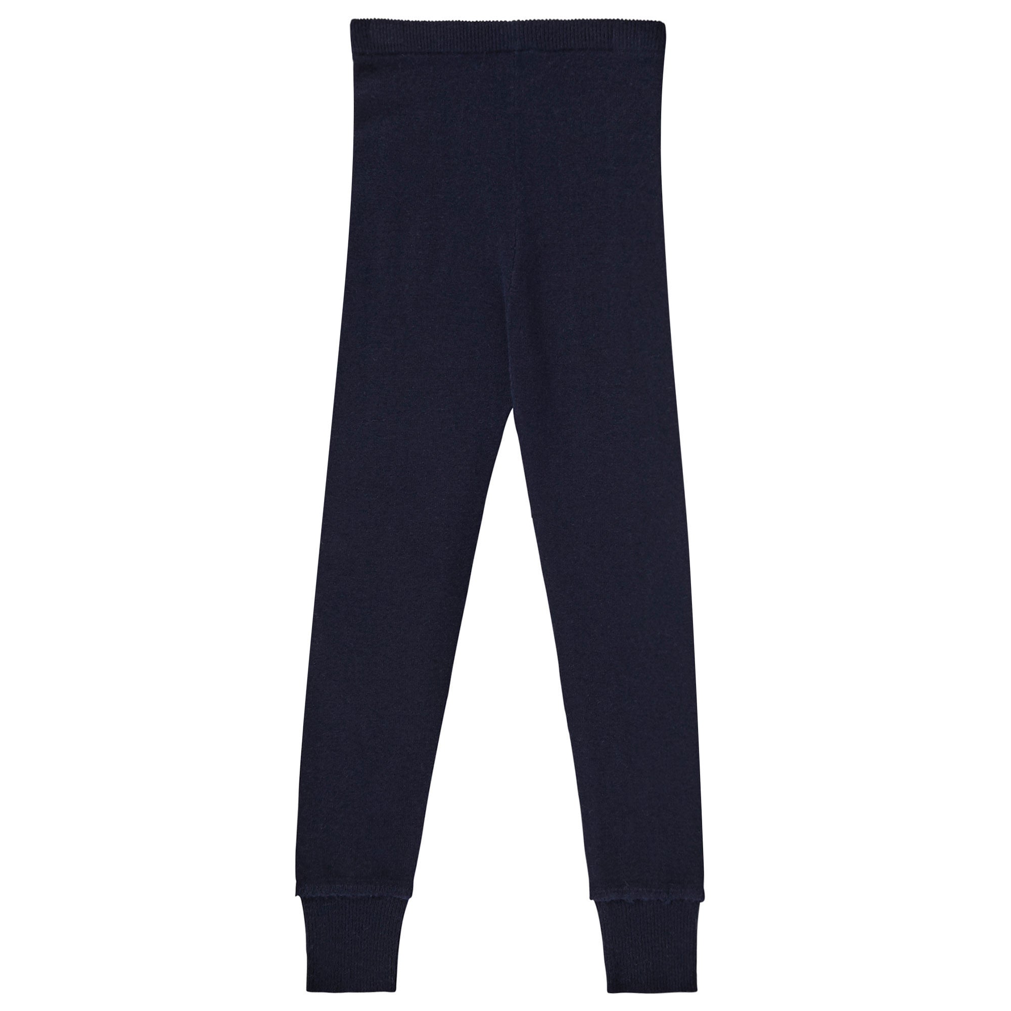 Boys & Girls Navy Blue Wool Knitted Legging - CÉMAROSE | Children's Fashion Store - 2