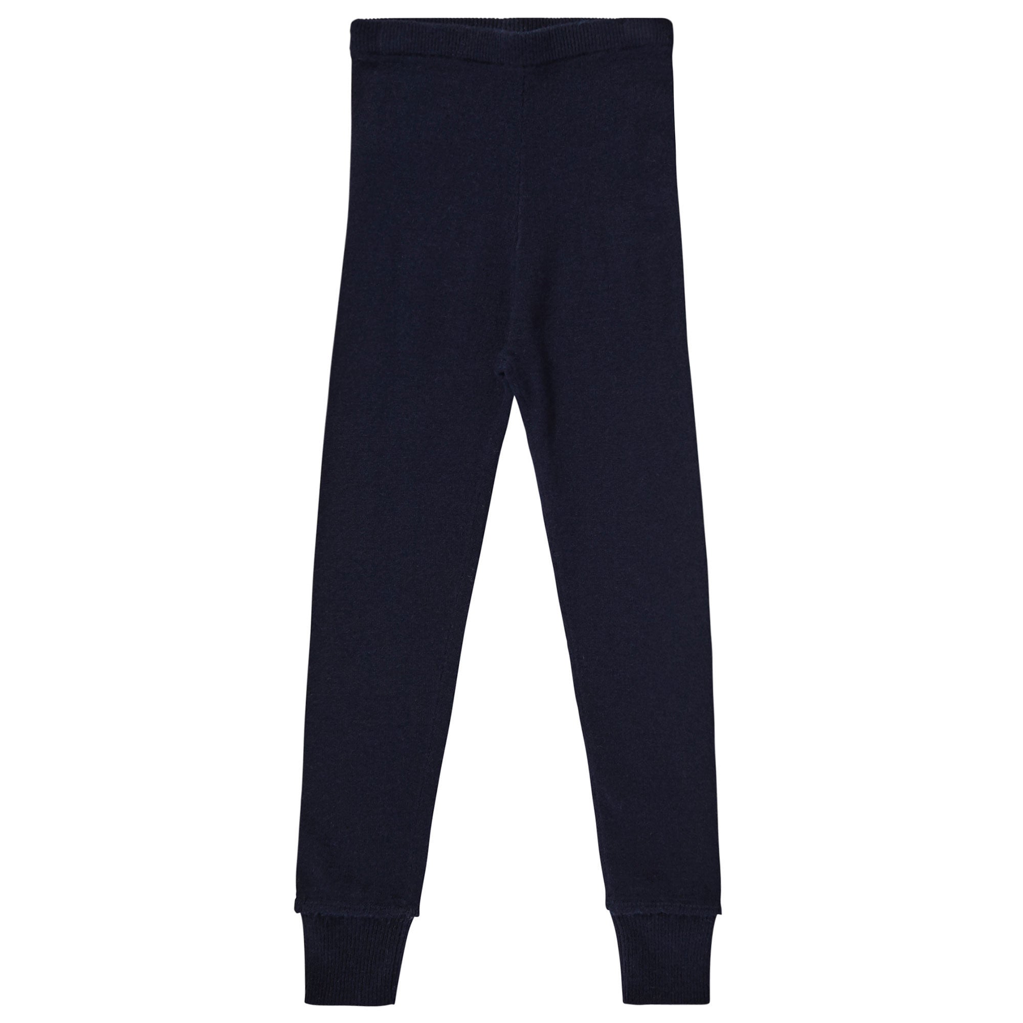 Boys & Girls Navy Blue Wool Knitted Legging - CÉMAROSE | Children's Fashion Store - 1