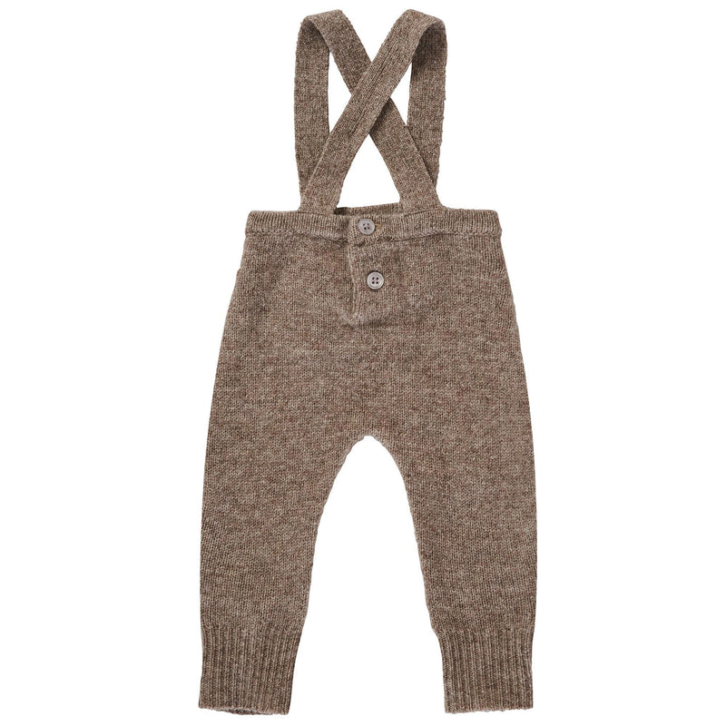 Baby Brown Knitted Wool Dungaree - CÉMAROSE | Children's Fashion Store - 2
