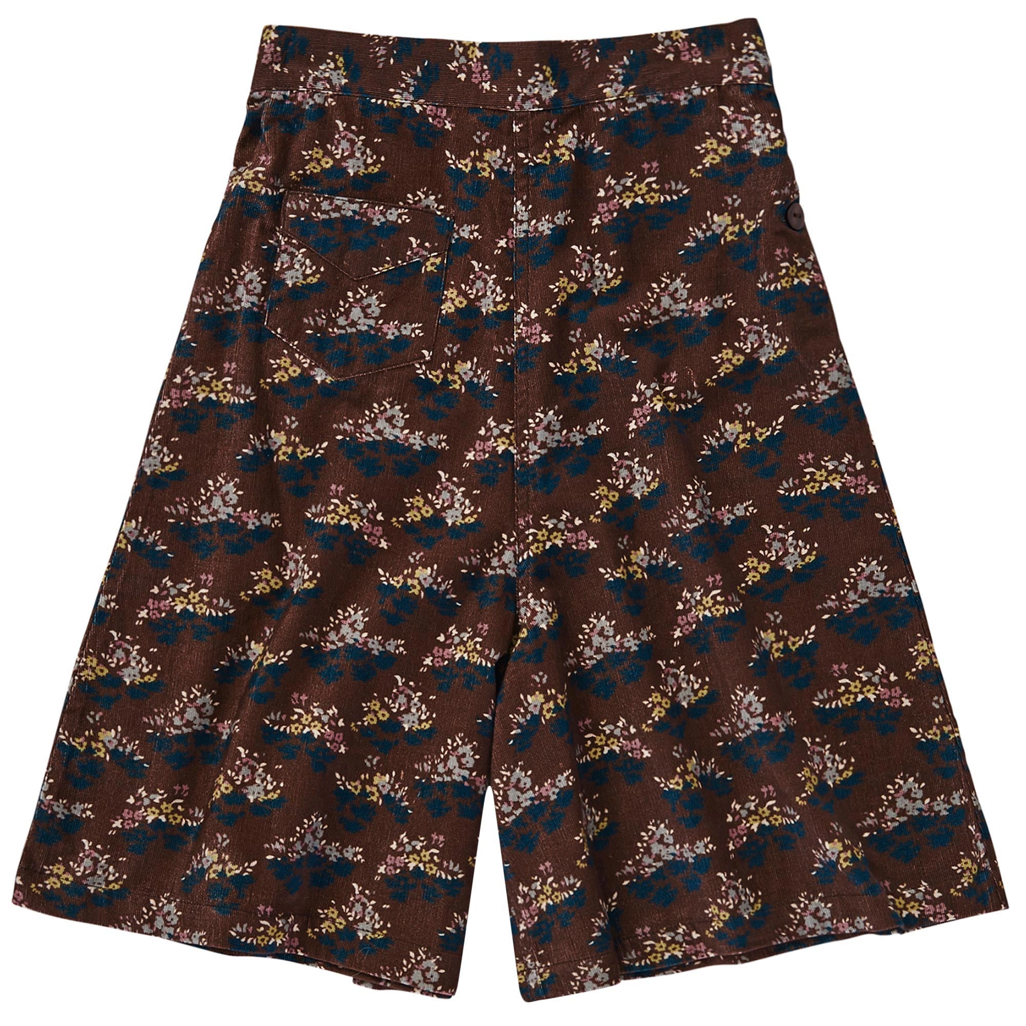 Girls Wine Red Cotton Poppy Printed Trousers - CÉMAROSE | Children's Fashion Store - 2
