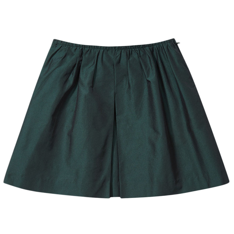 Girls Dark Green elastic Waisted Skirt - CÉMAROSE | Children's Fashion Store